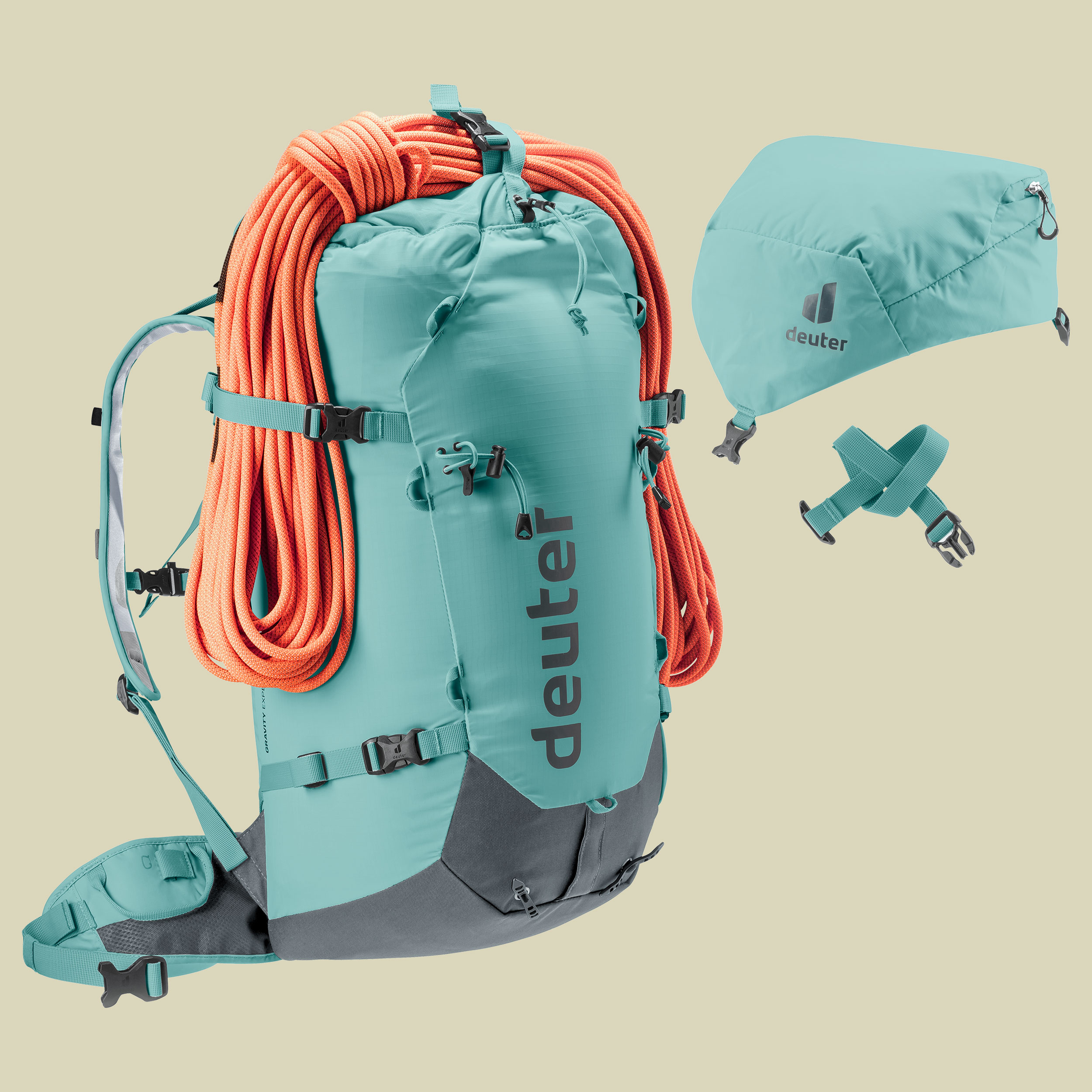 Gravity Expedition 45+ SL Volumen 45 + 12 L Farbe dustblue-graphite Gravity Expedition 45+ SL Volumen 45 + 12 L Farbe dustblue-graphite