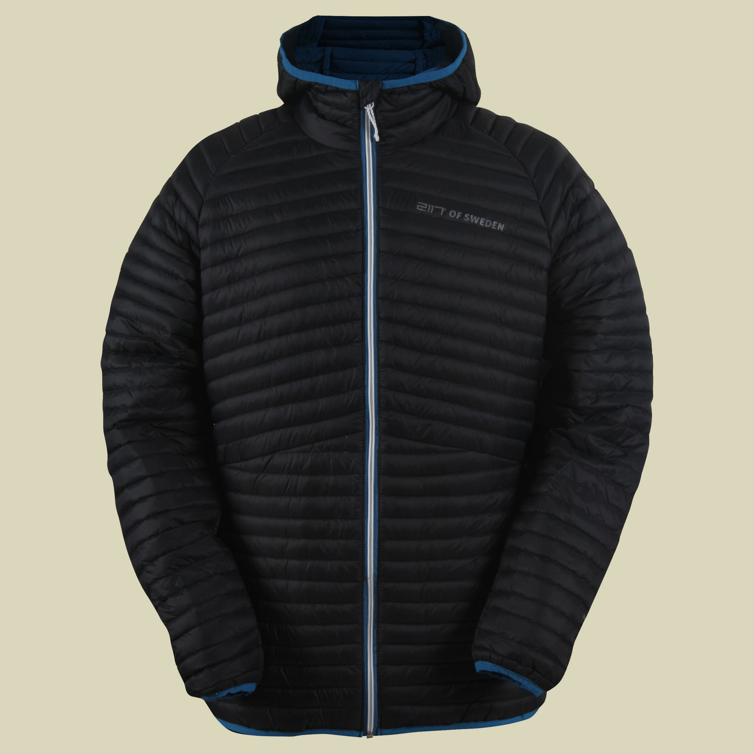 Light Down Jacket with Hood BRACCO Men Größe M Farbe black