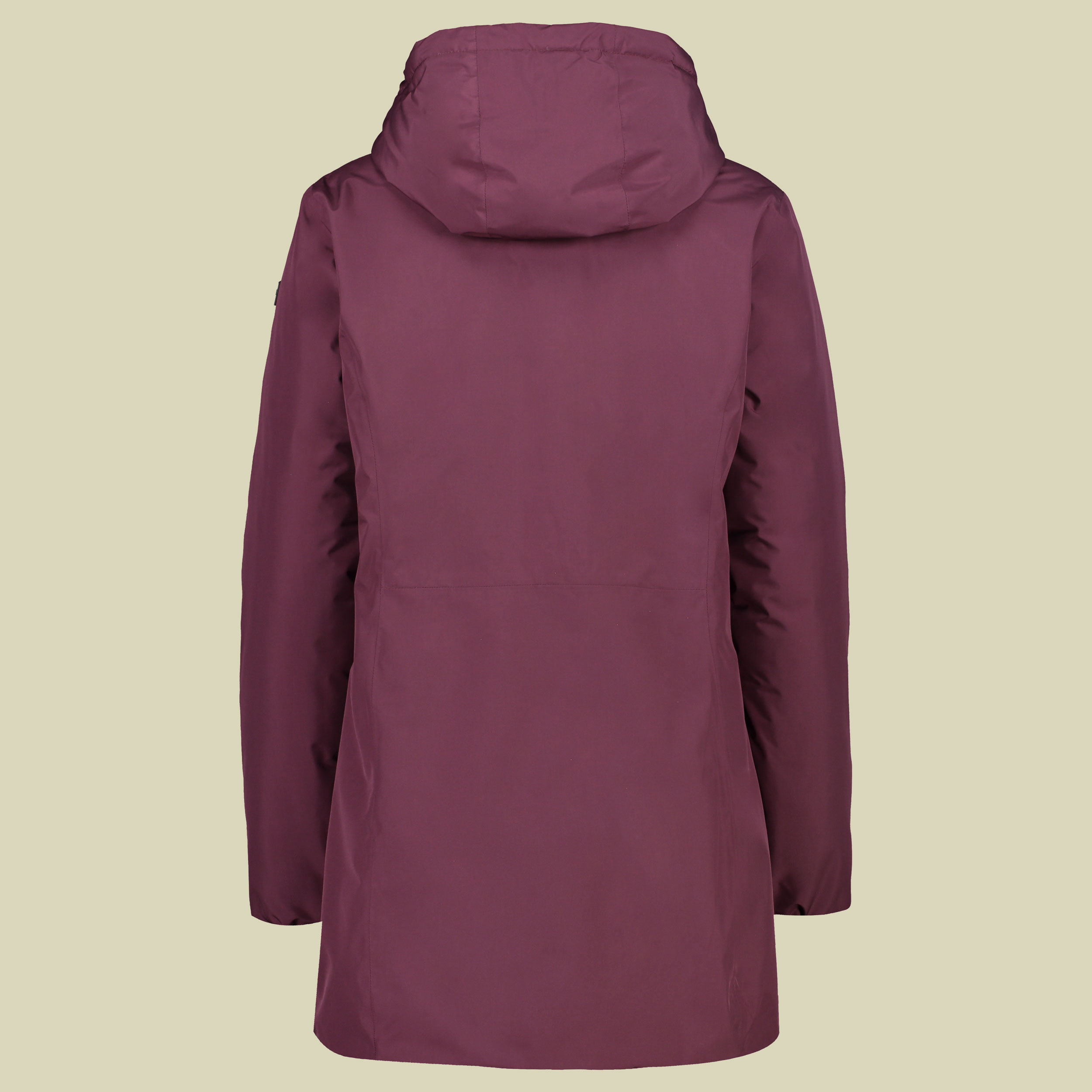 Woman Parka Fix Hood 30K3626 Größe 46 Farbe H910 prugnia