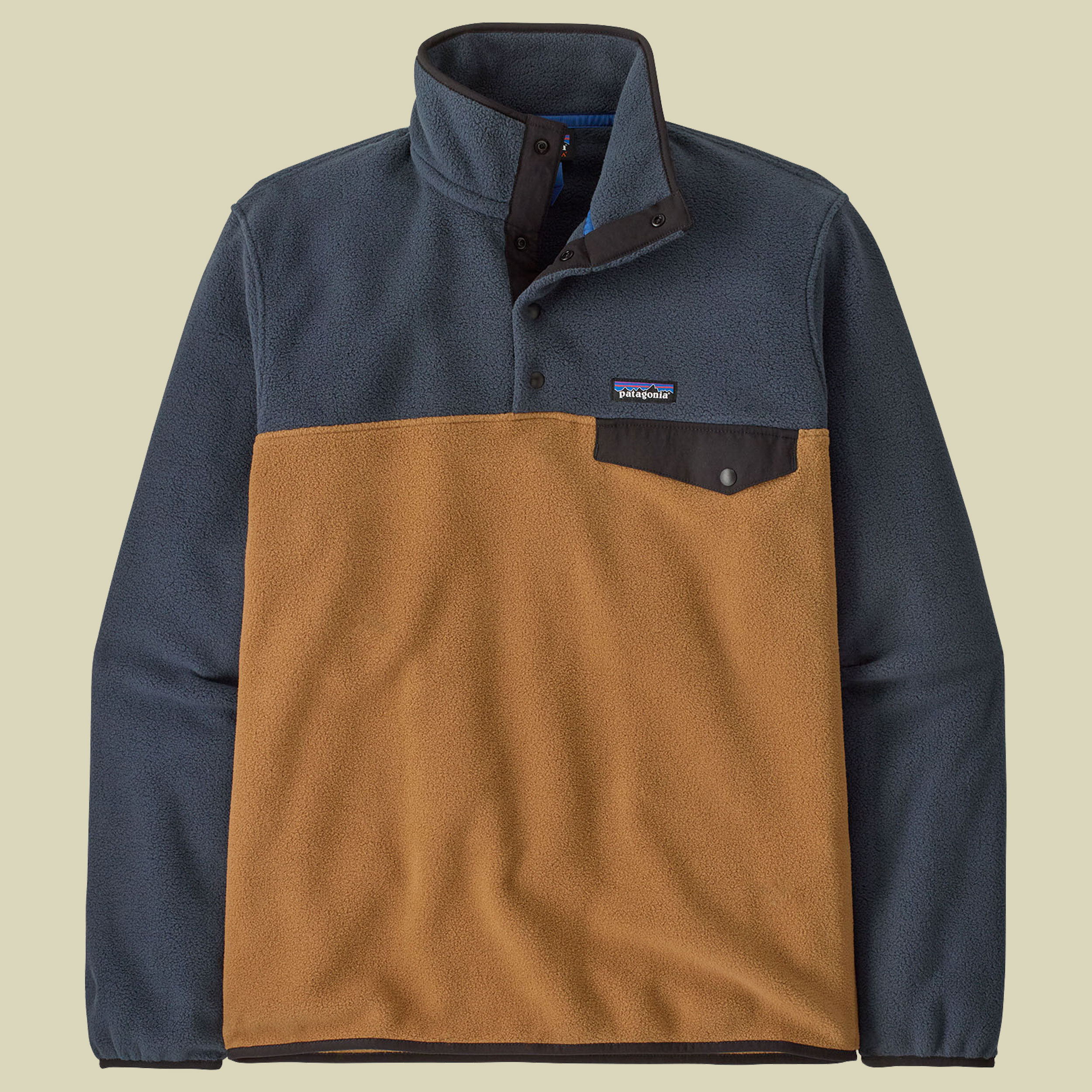 Lightweight Synch Snap-T Pullover Men braun XL - deer brown