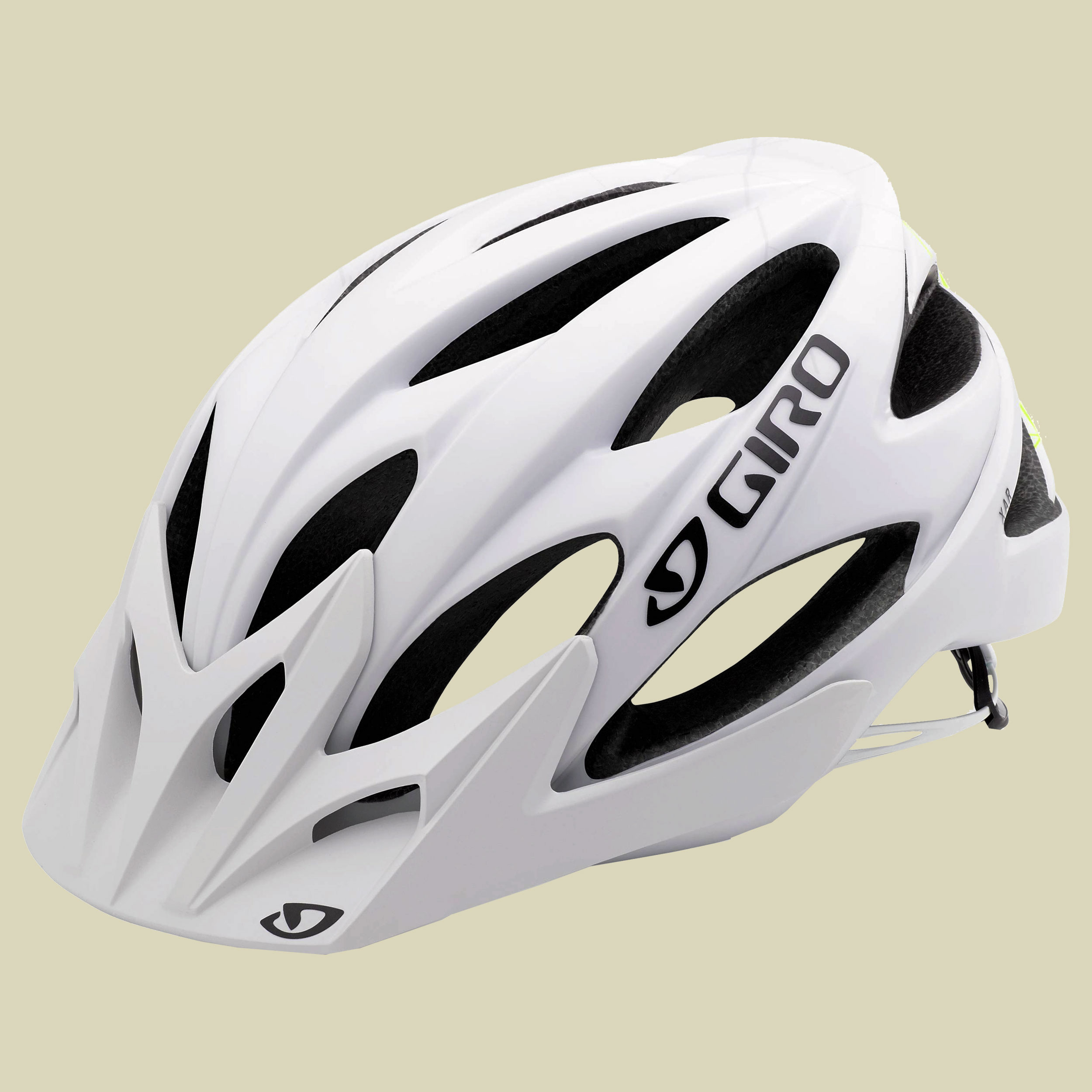 Xar Kopfumfang S 51-55 cm Farbe matte white/lime