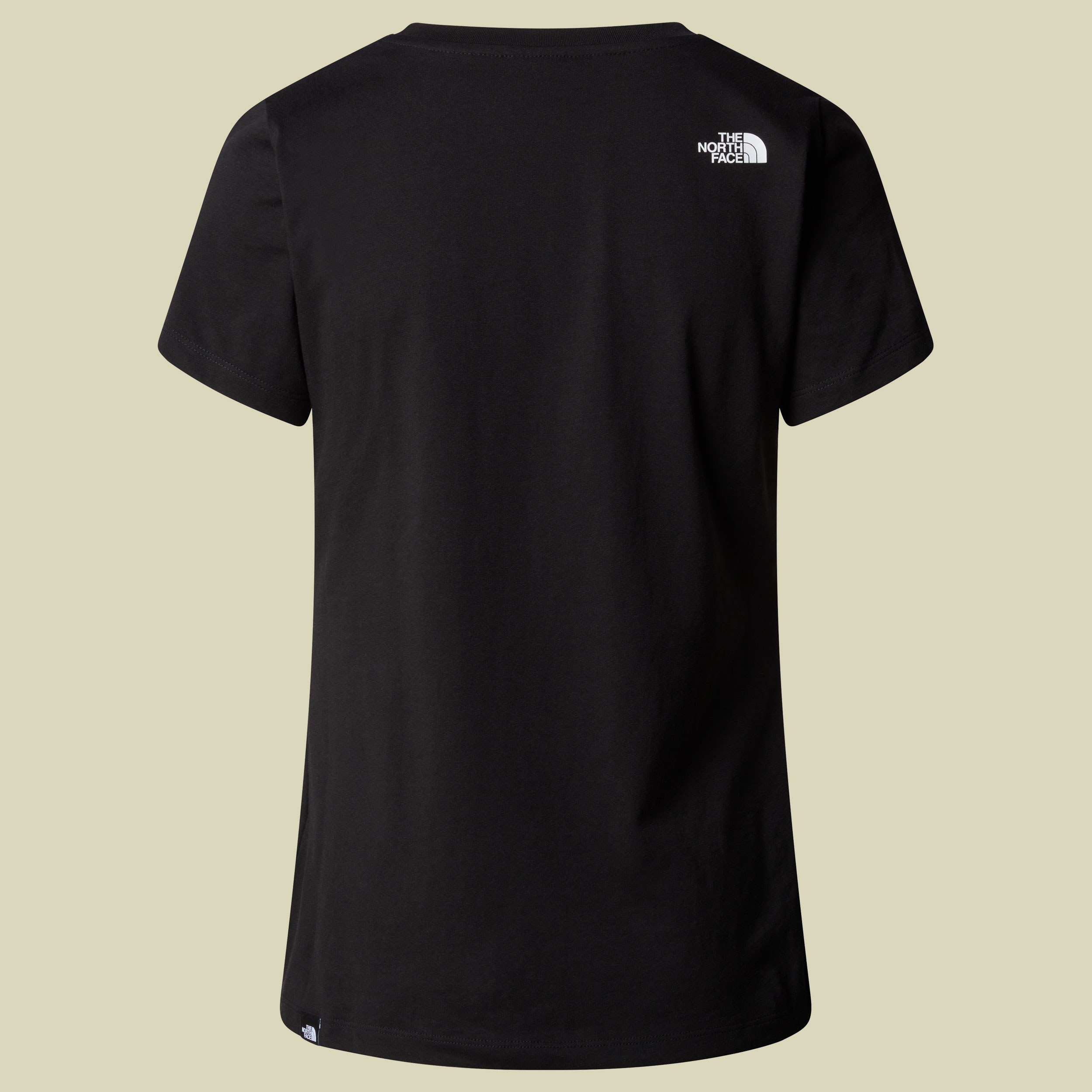 Women S/S Simple Dome Tee M schwarz - TNF black