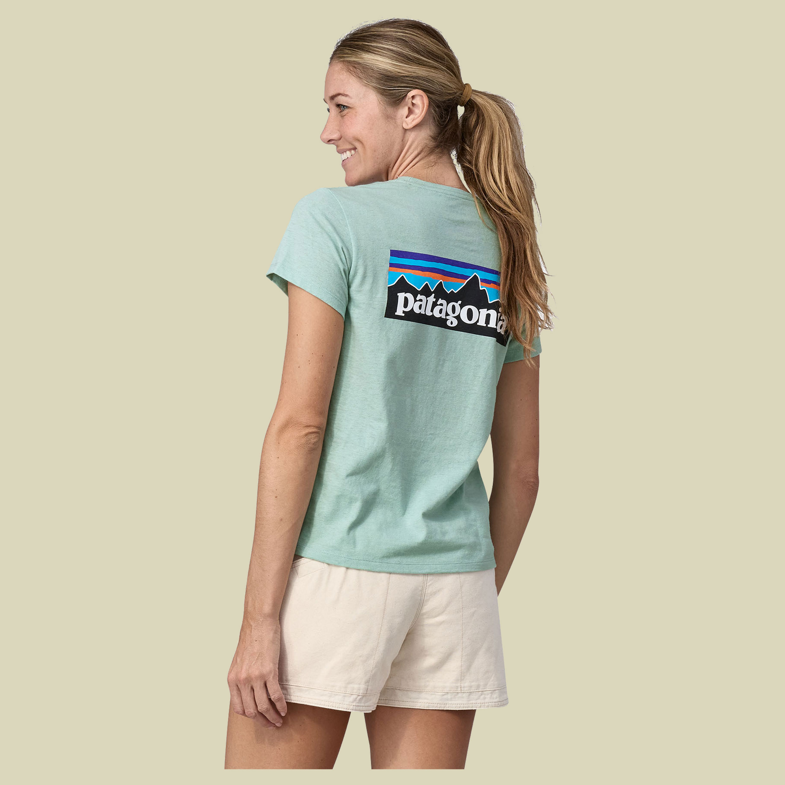 P-6 Logo Responsibili-Tee Women S grün - wispy green