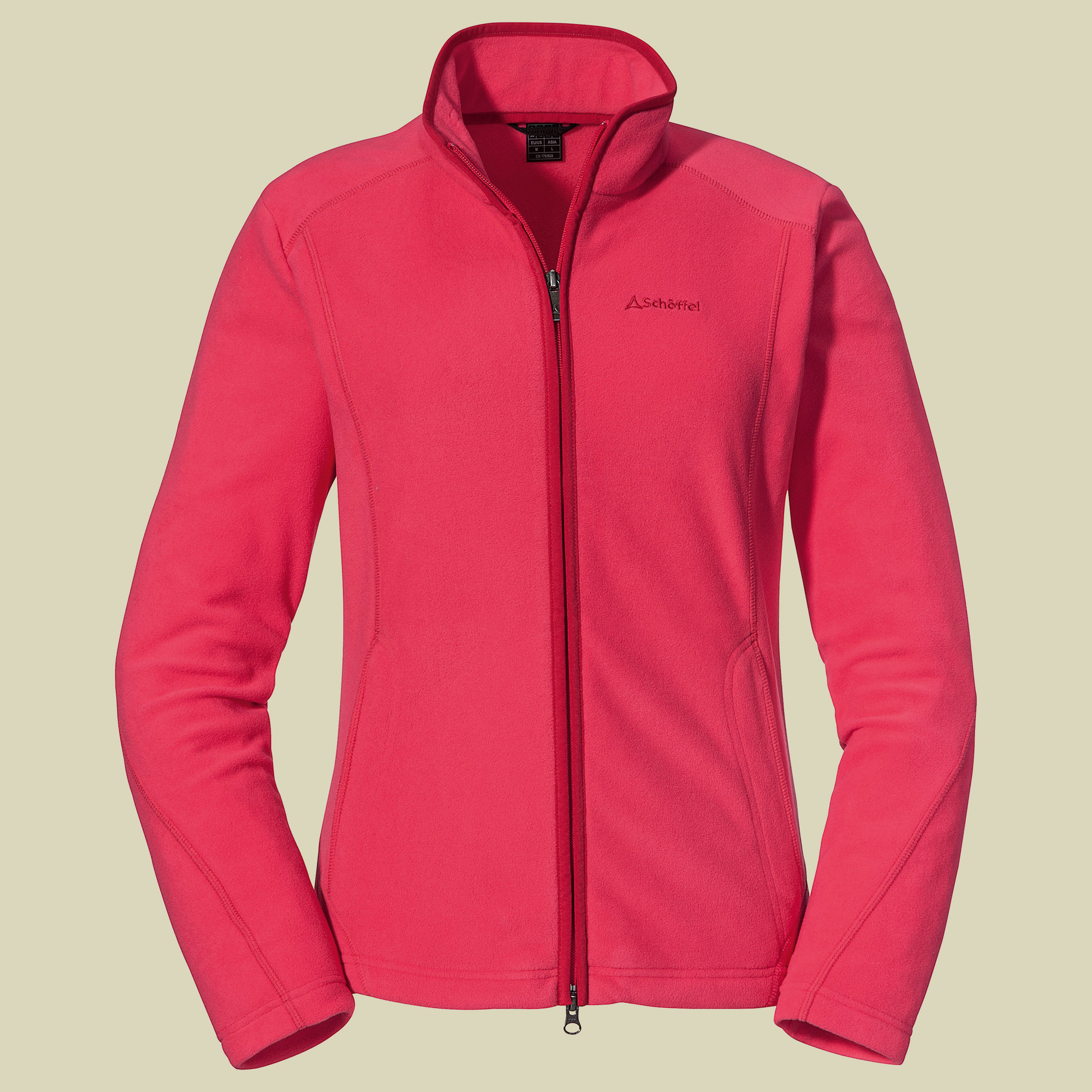 Fleece Jacket Leona2 Women Größe 44 Farbe geranium