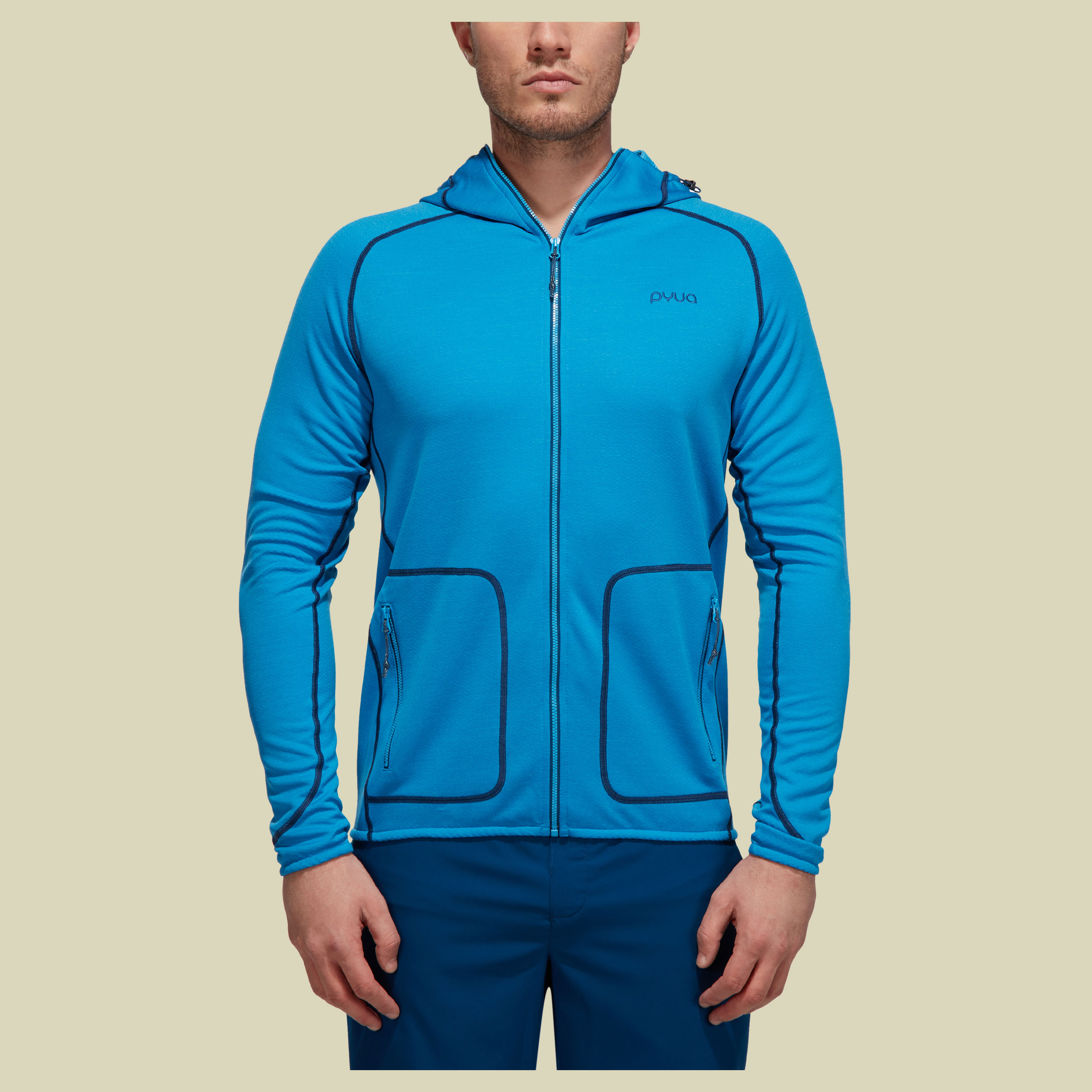 Exceed-Y S Active Jacket Men Größe S Farbe swedish blue melange