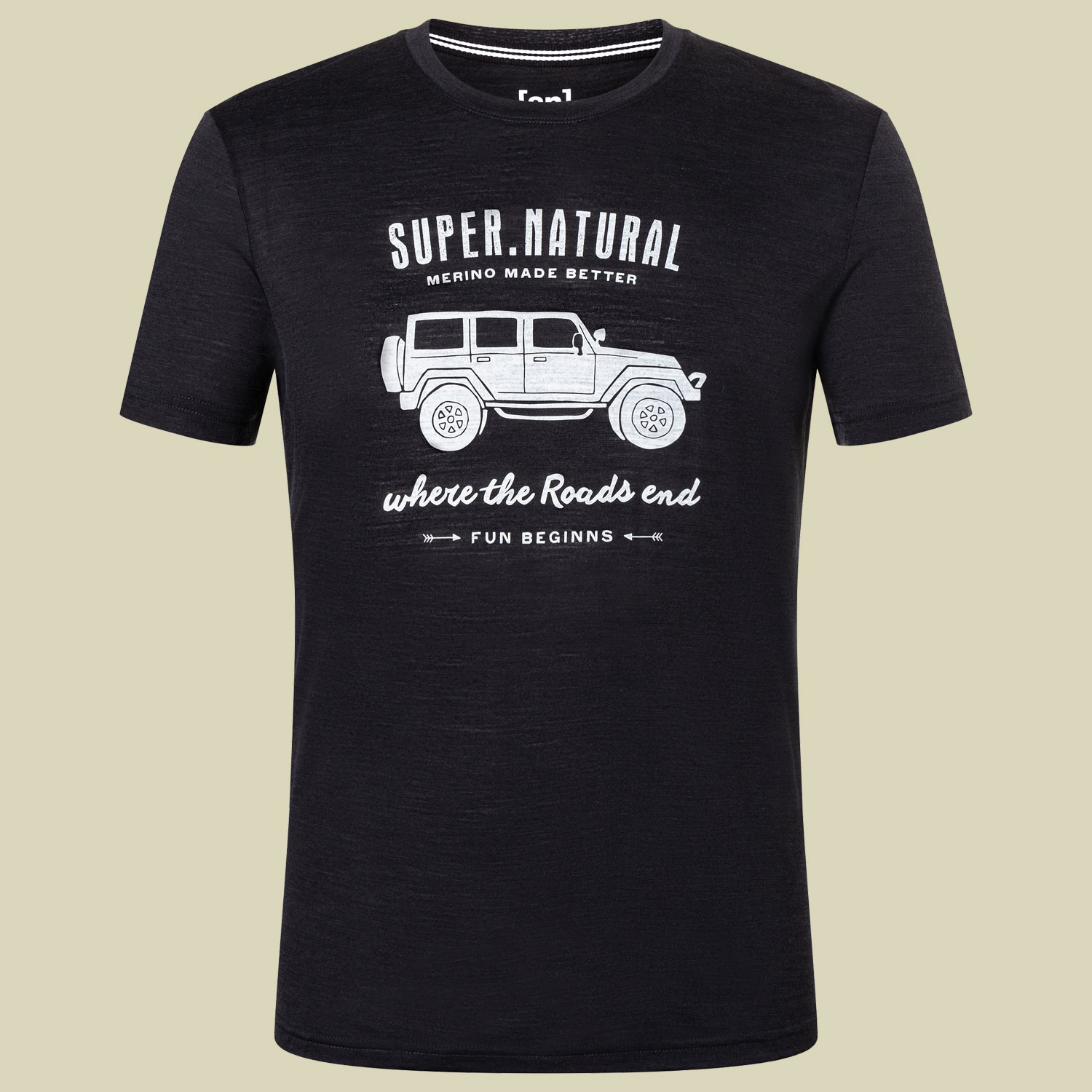 All Terrain Tee Men Größe XL Farbe jet black melange