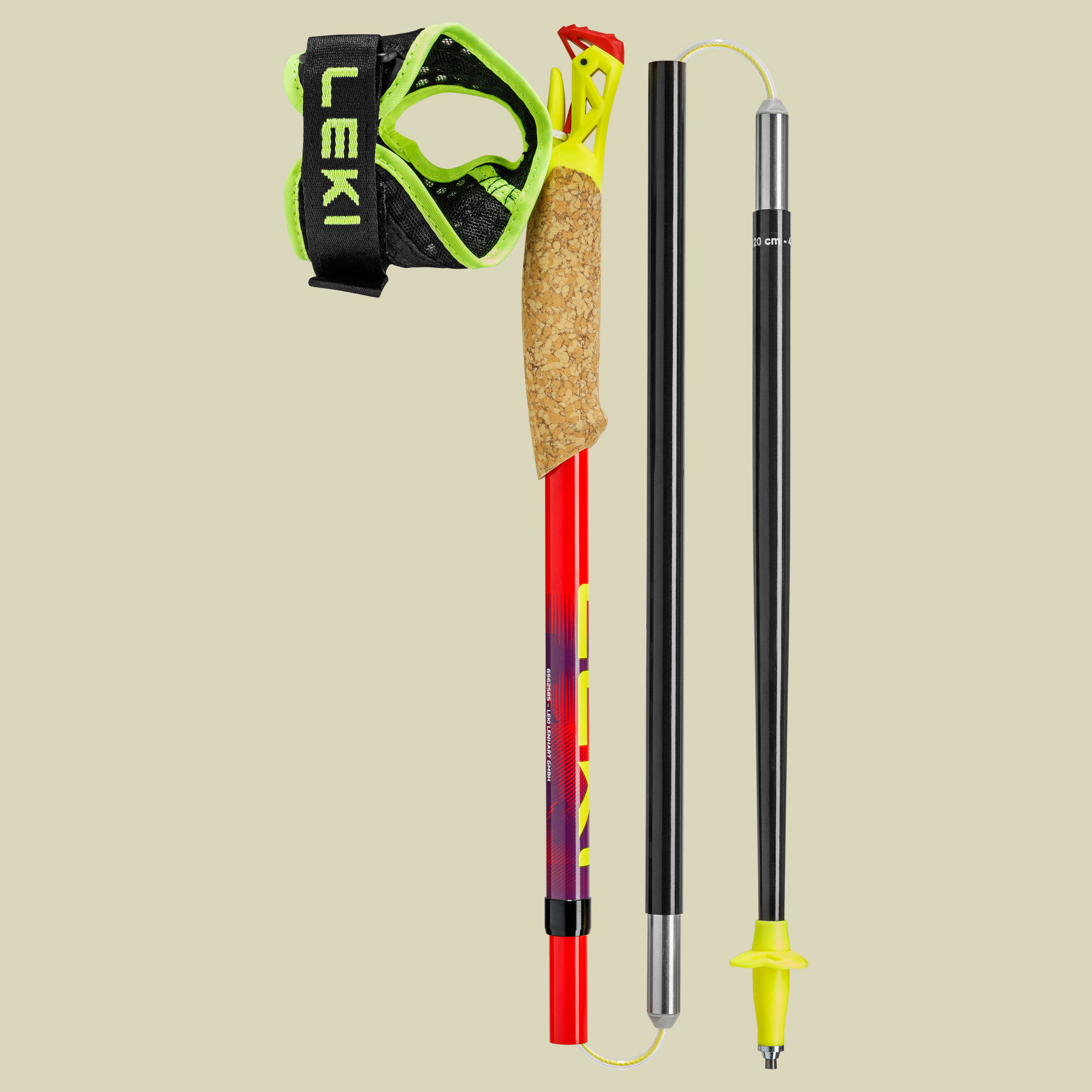 Neotrail Pro FX.One SuperLite 130 cm mehrfarbig - bright red-violet-neonyellow