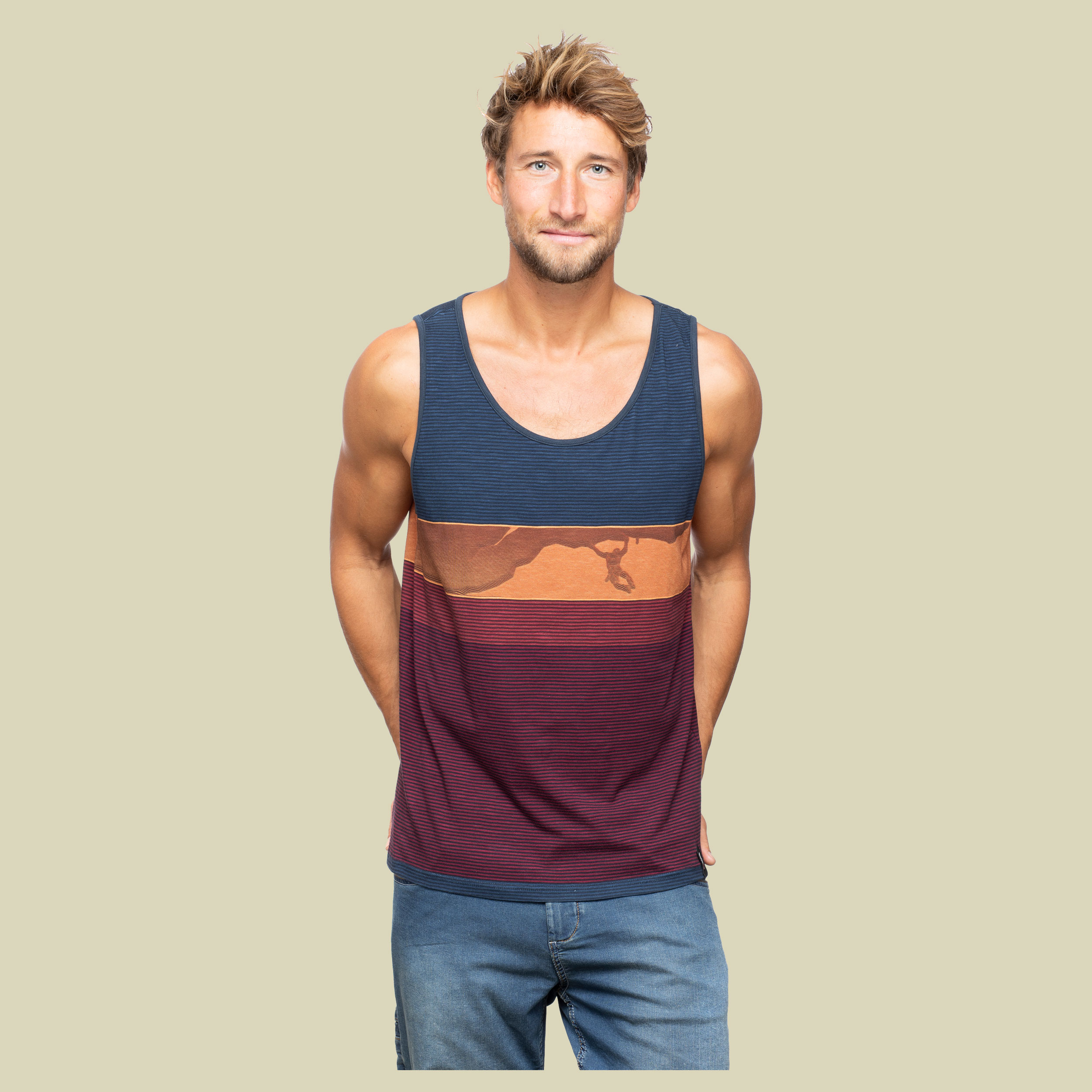 Palau Climbing Top Men Größe S Farbe multicolor red