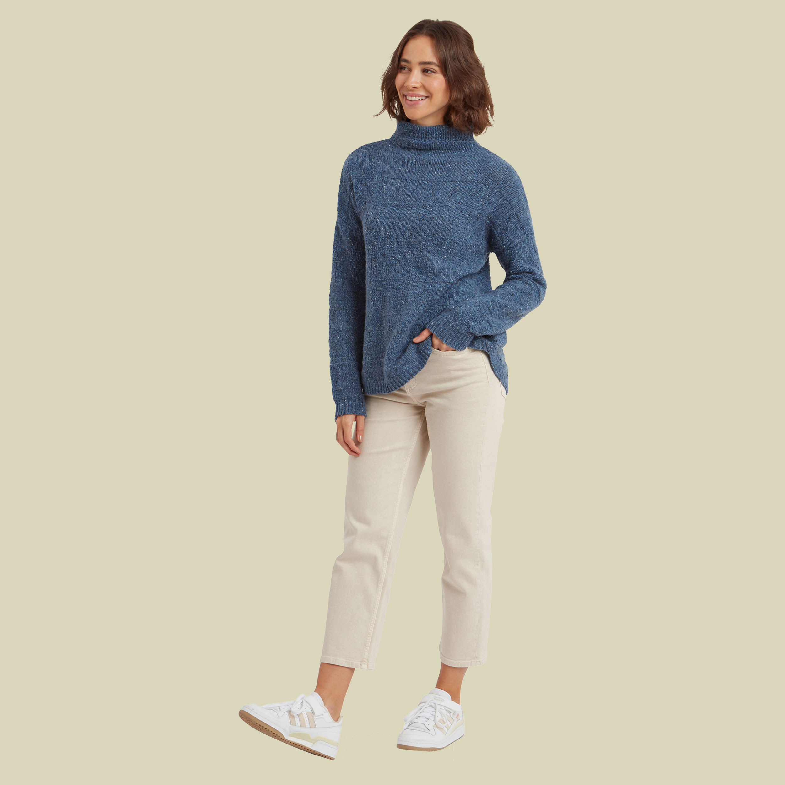 Yuden Pullover Sweater Women blau S - Farbe seaport blue