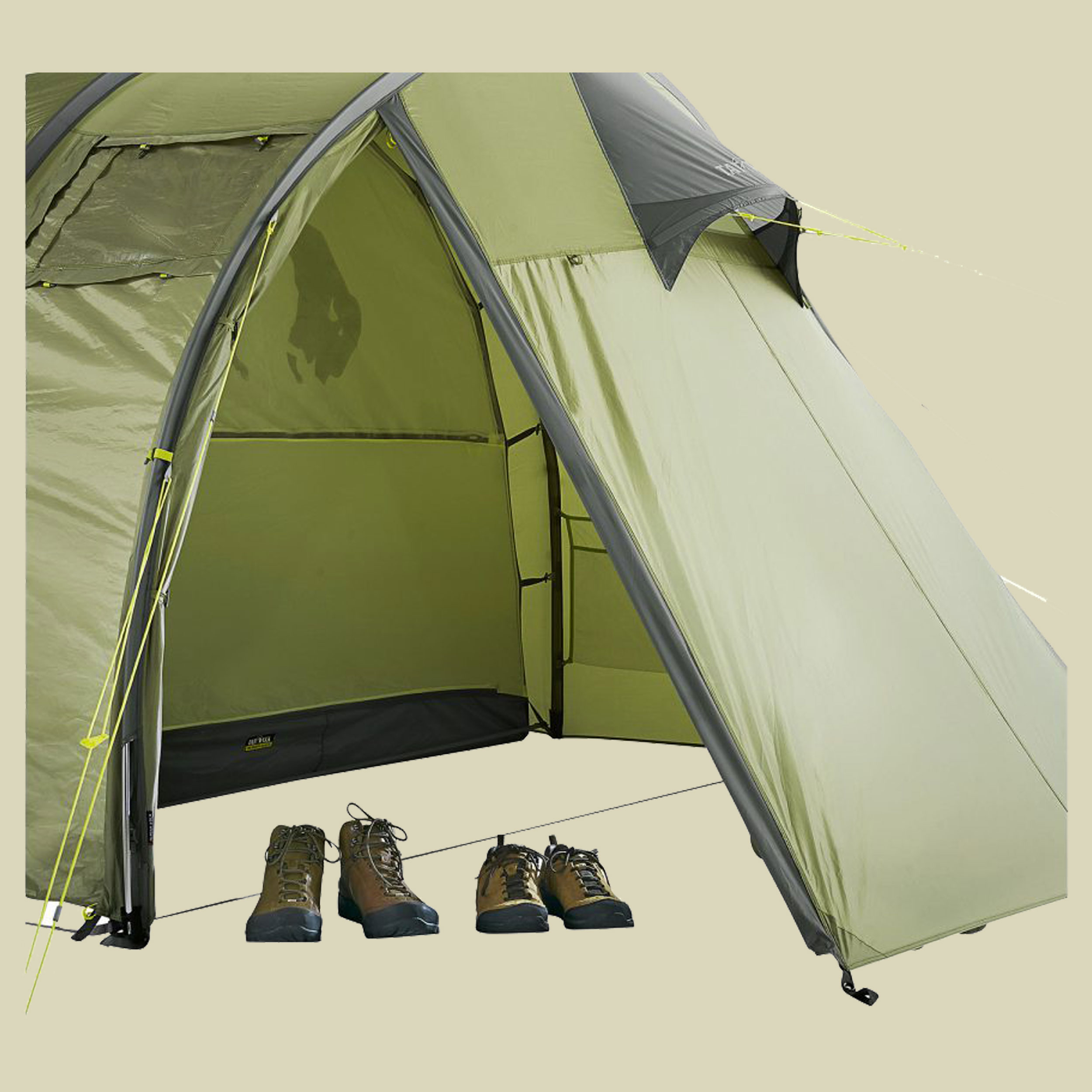 Alaska 3 DLX 3-Personen-Zelt light olive