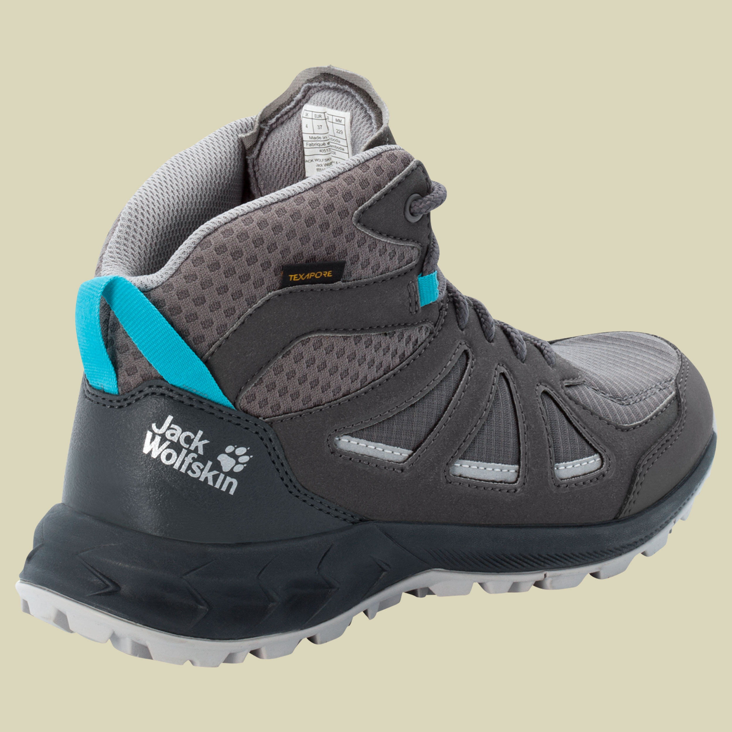 Woodland 2 Texapore Mid Women Größe 39,5 Farbe grey/light blue