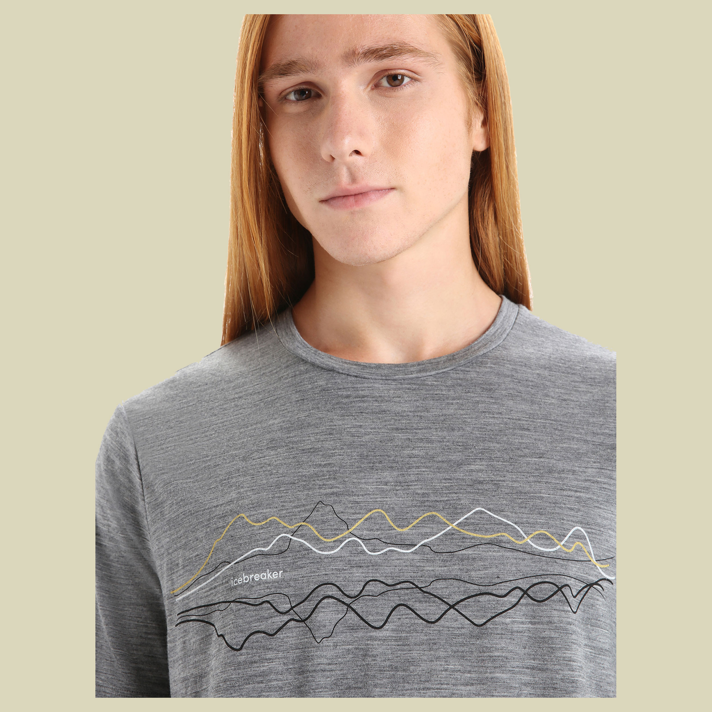 Tech Lite II SS Tee IB Men Größe L  Farbe gritstone heather