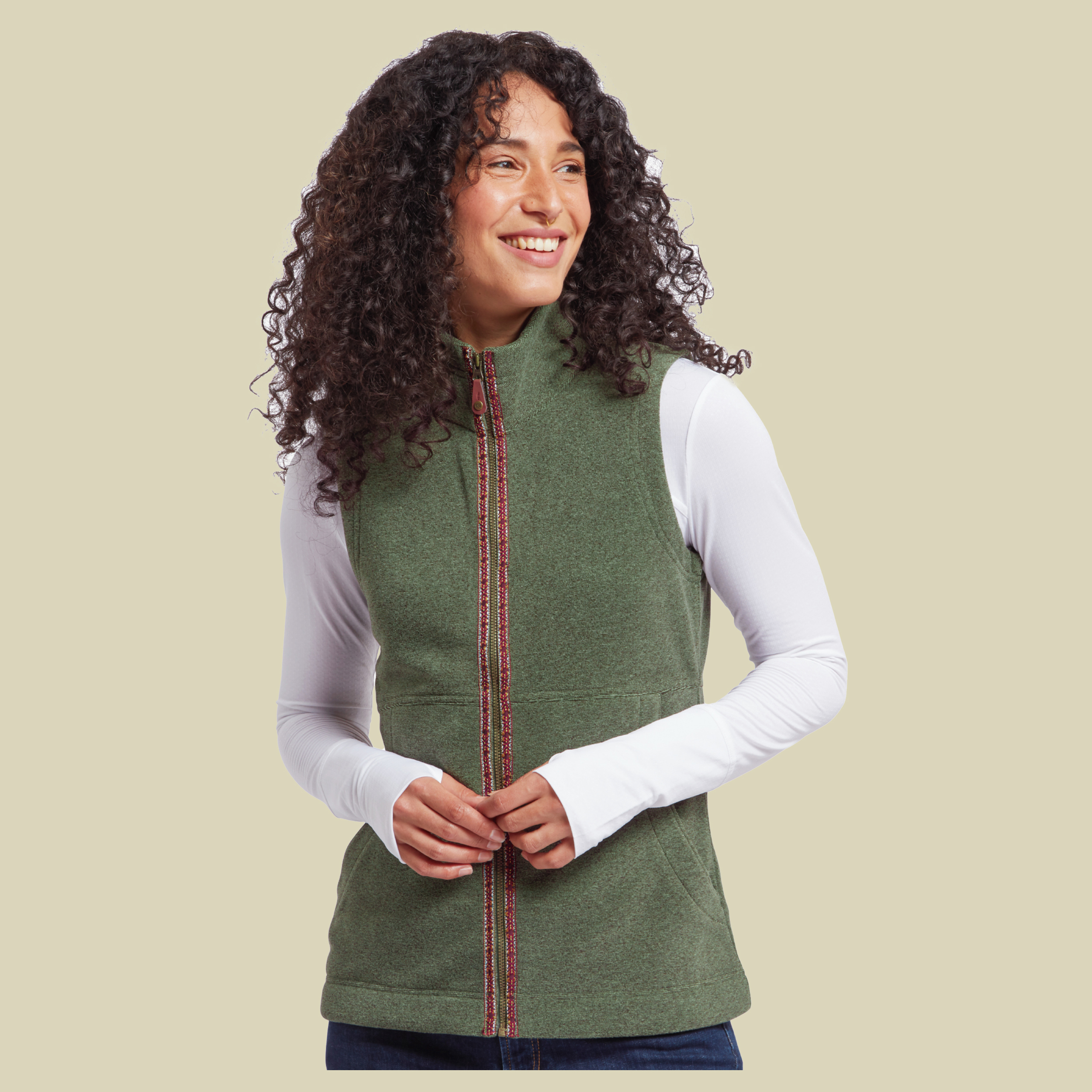 Rolpa Eco Vest Women Größe XS Farbe thyme