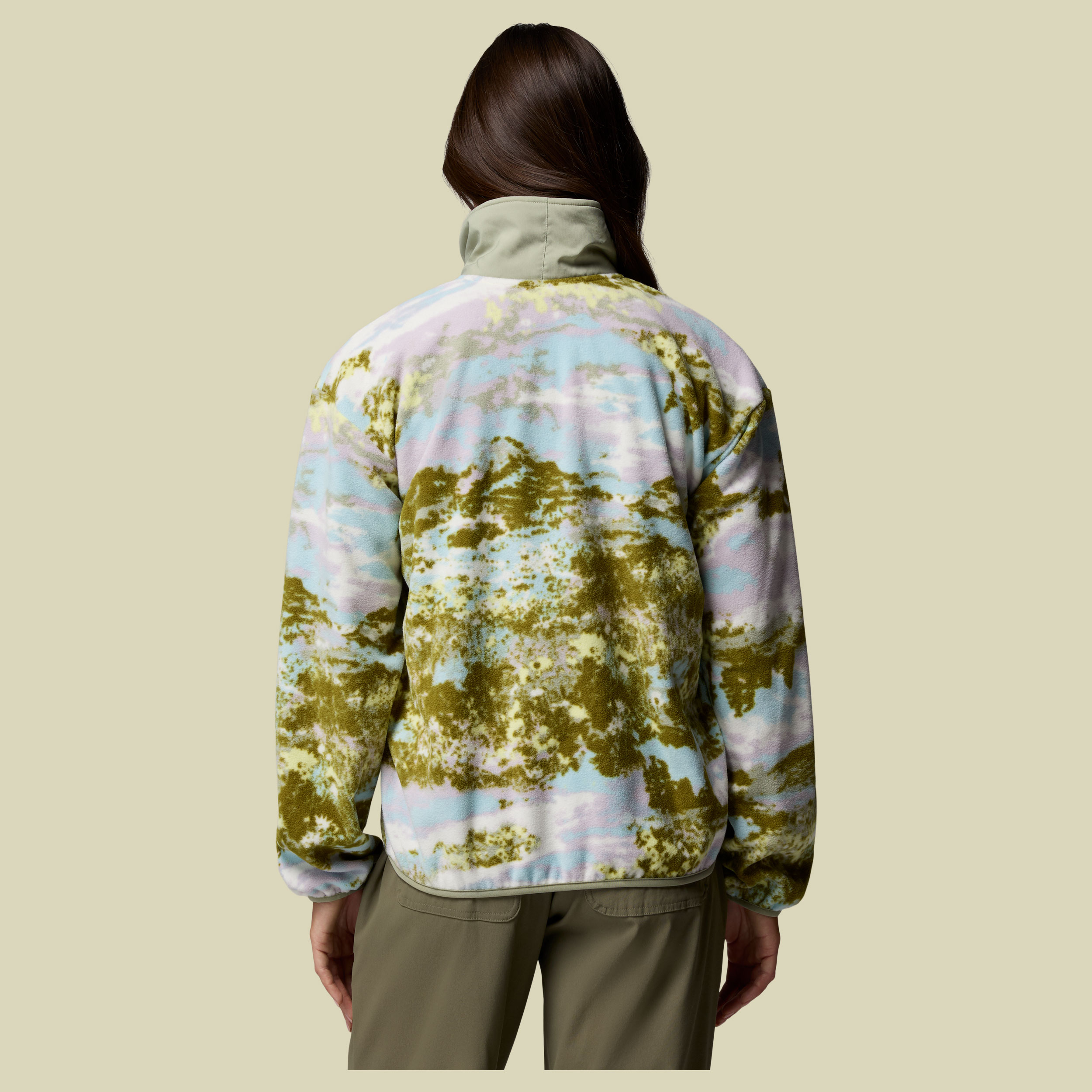 Sequoia Grove Printed Half Zip Women XS mehrfarbig grau - citron haze,fieldaze