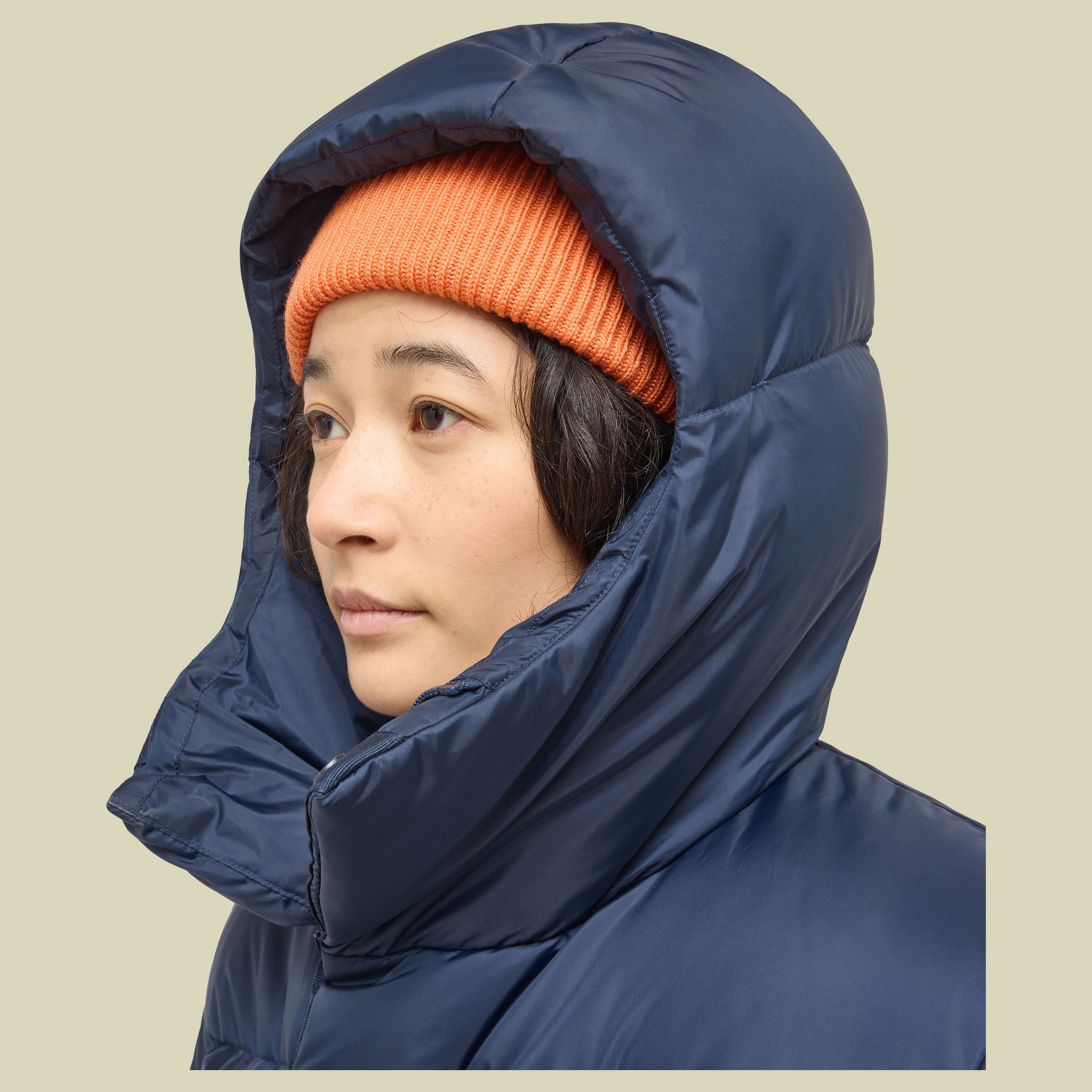 Long Down Parka Women S blau - tarn blue