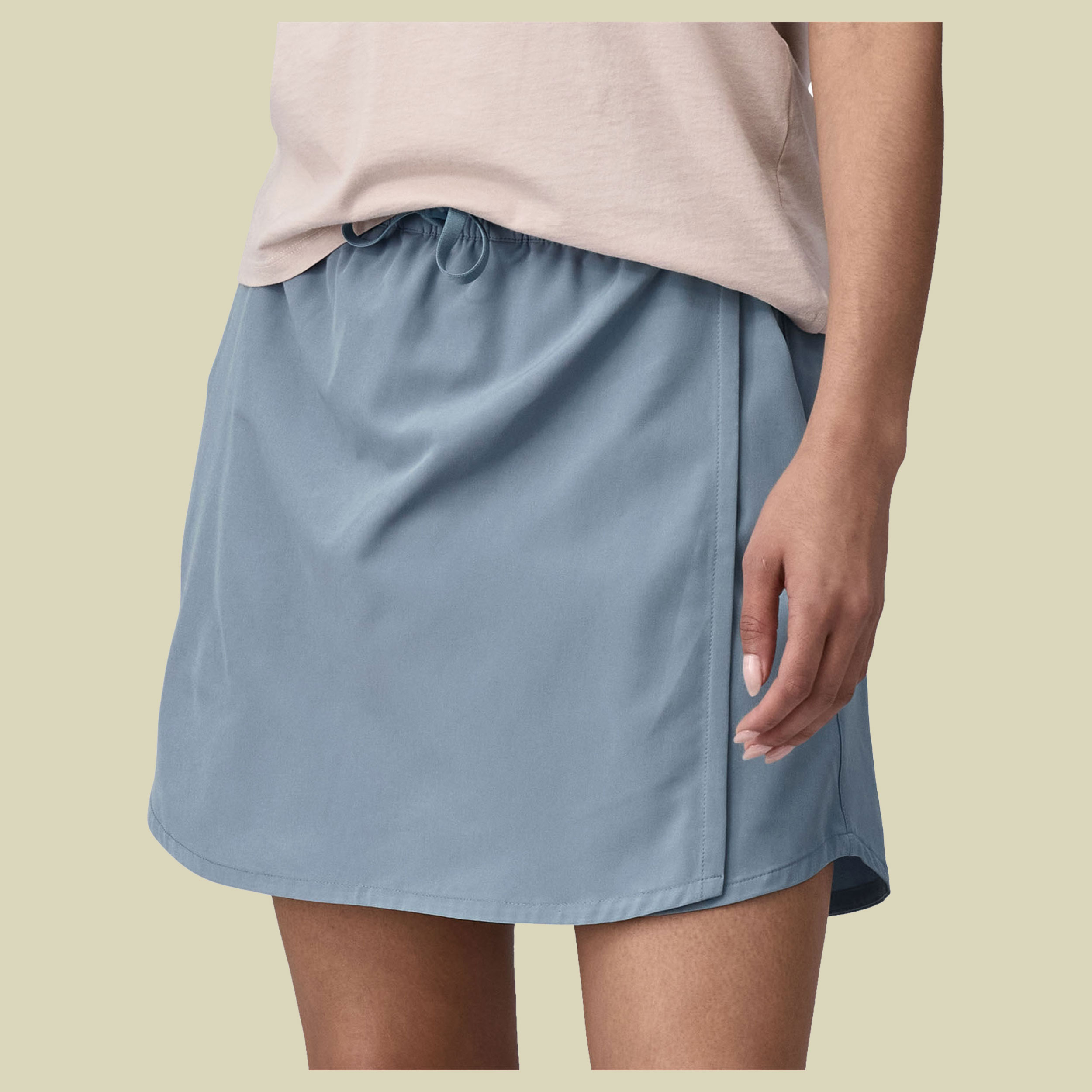 Fleetwith Skort Women M grau - light plume grey