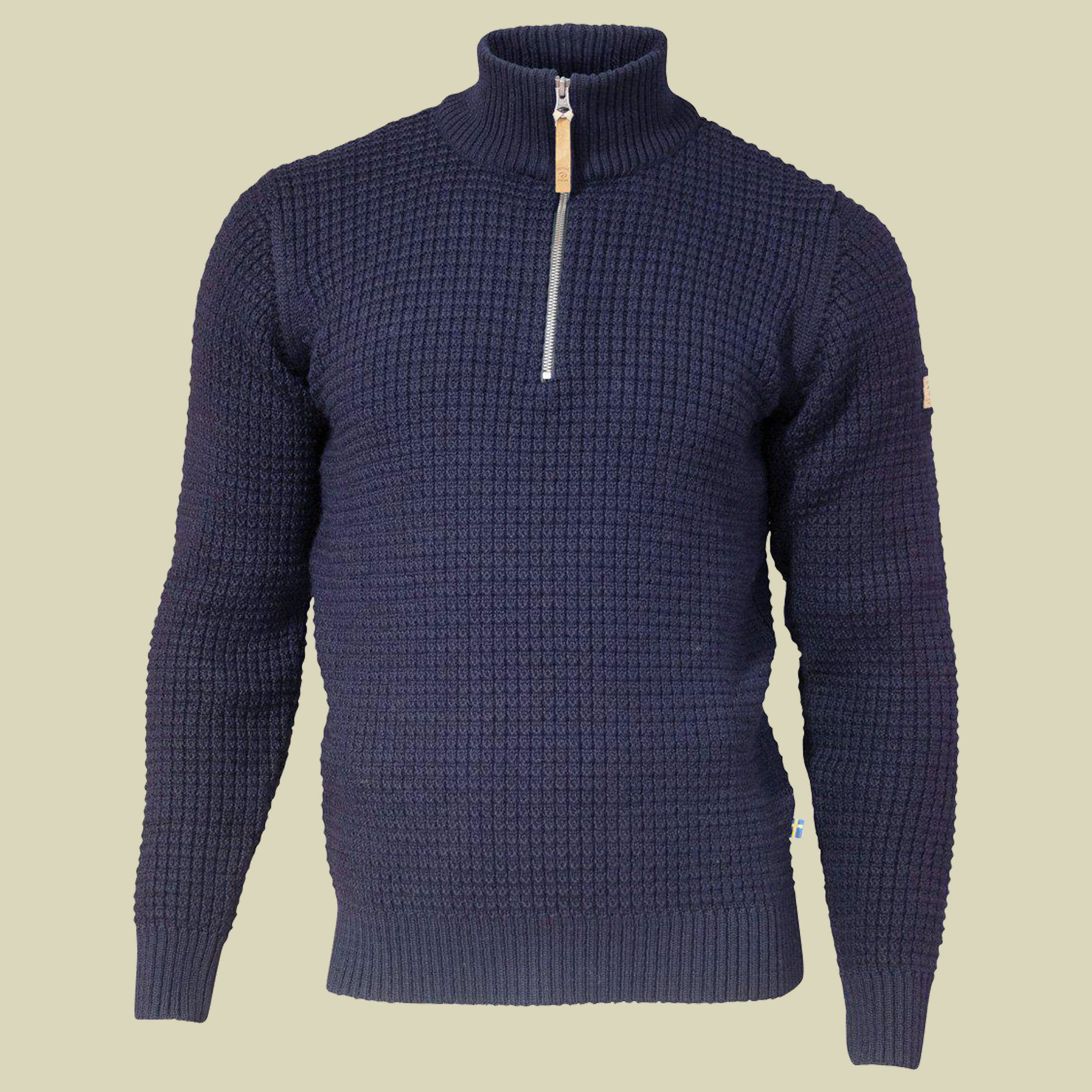 Ivanhoe Moritz Half Zip Men-schicker Herren Wollpullover- naturzeit