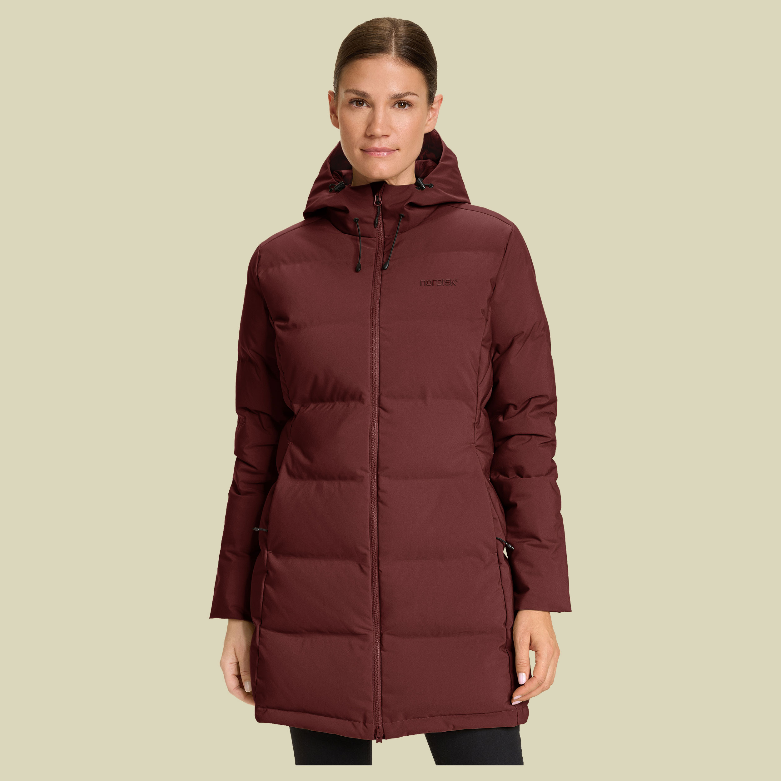 Aukea W's Bonded Down Coat S madder brown