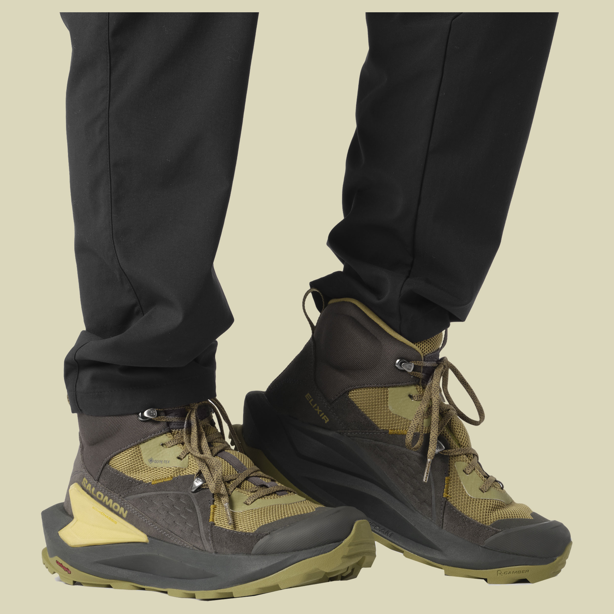 Elixir Mid GTX Men grün UK 9 - black/dried herb/southern moss