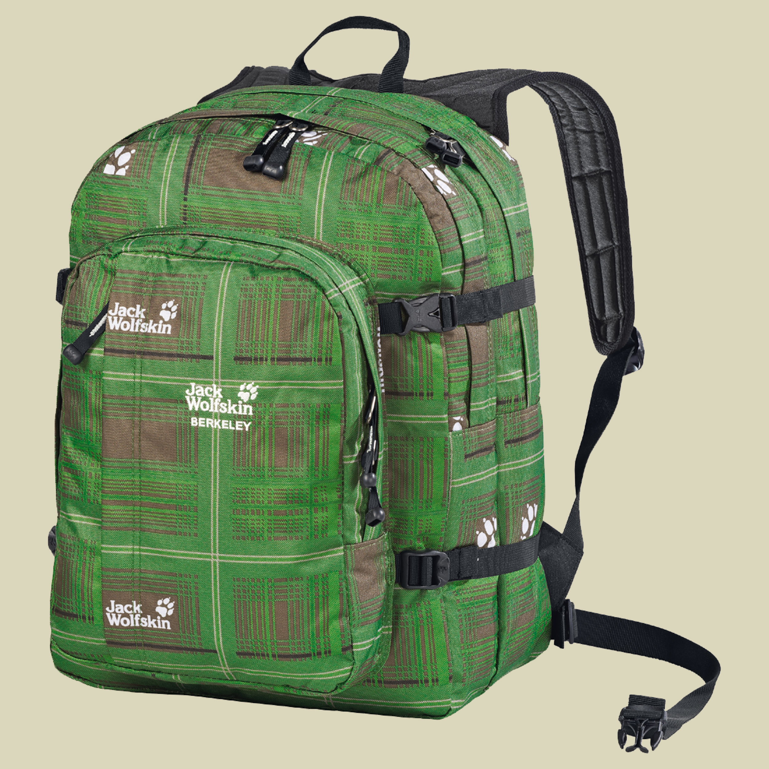 Berkeley Volumen 30 L Farbe clover green checks