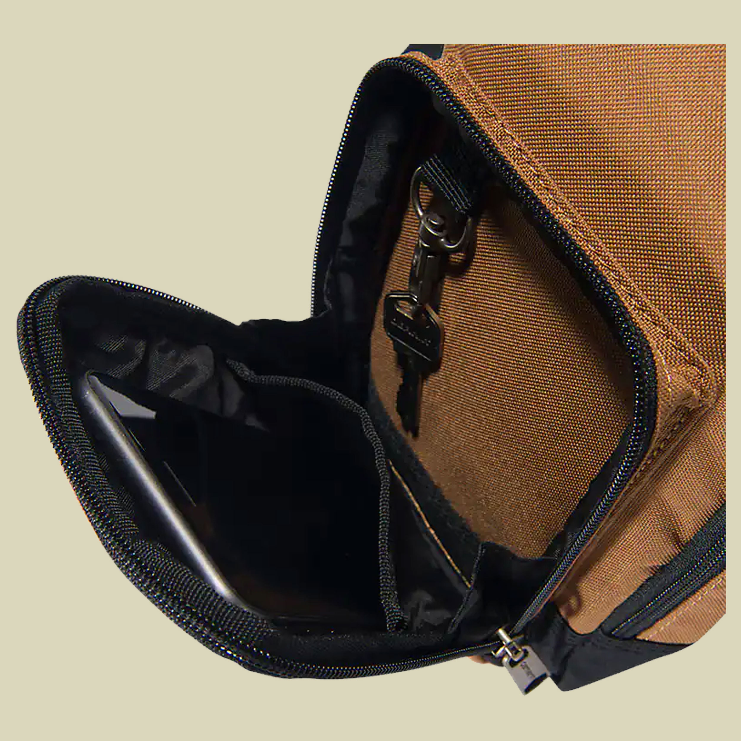 Crossbody Zip Bag one size braun - carhartt brown