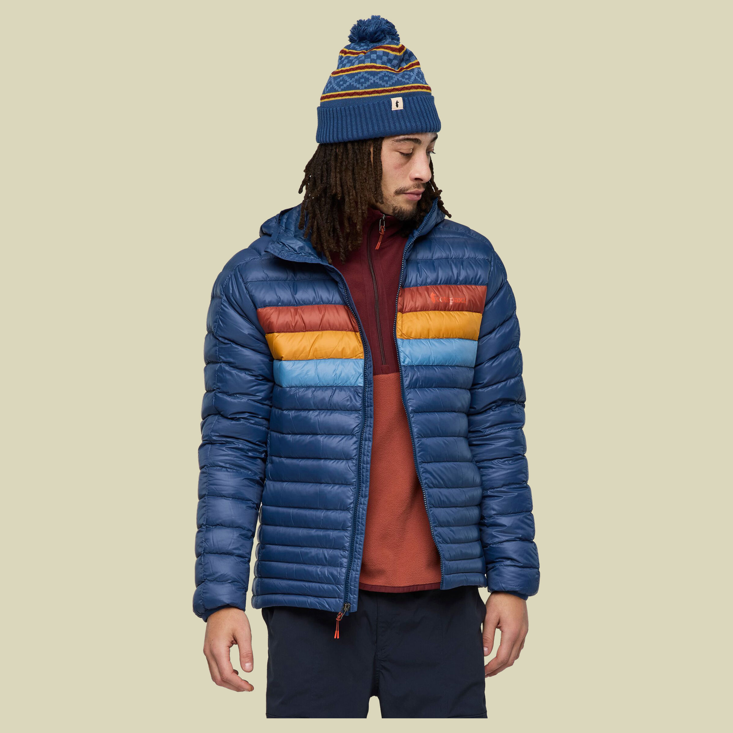 Fuego Down Hooded Jacket Men S blau