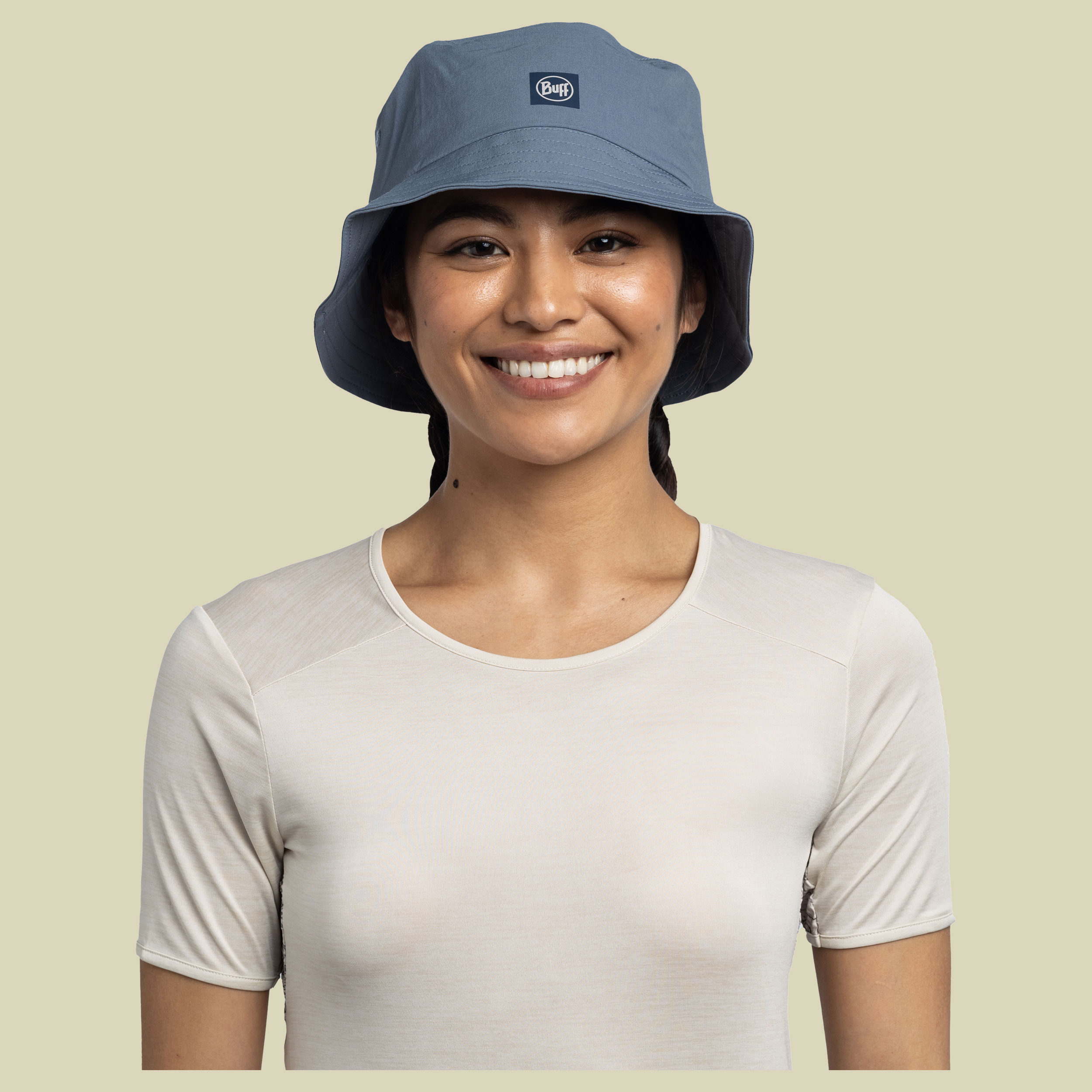 Adventure Bucket Hat S/M blau - solid stone blue