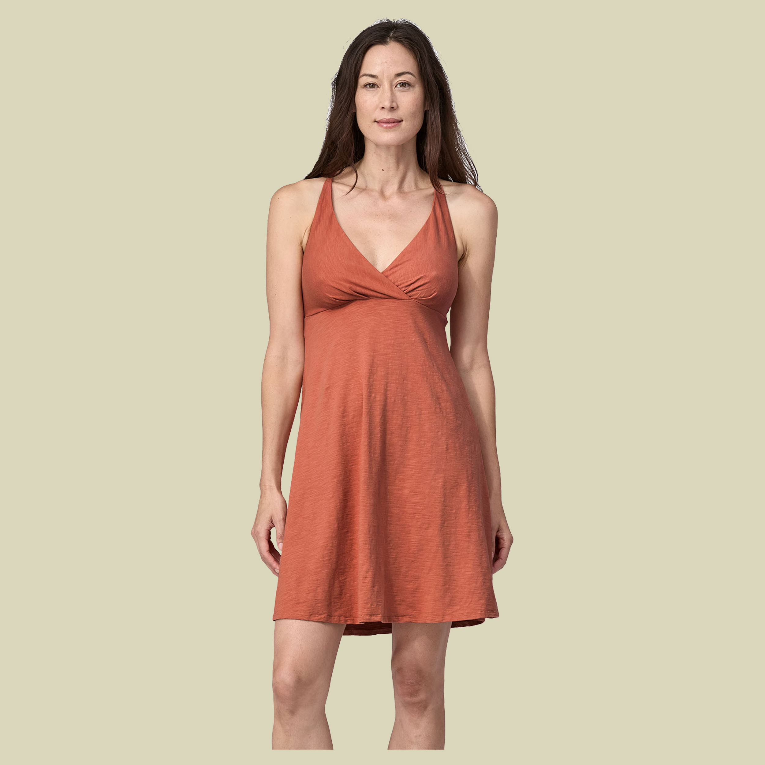 Amber Dawn Dress Women gelb L - sienna clay