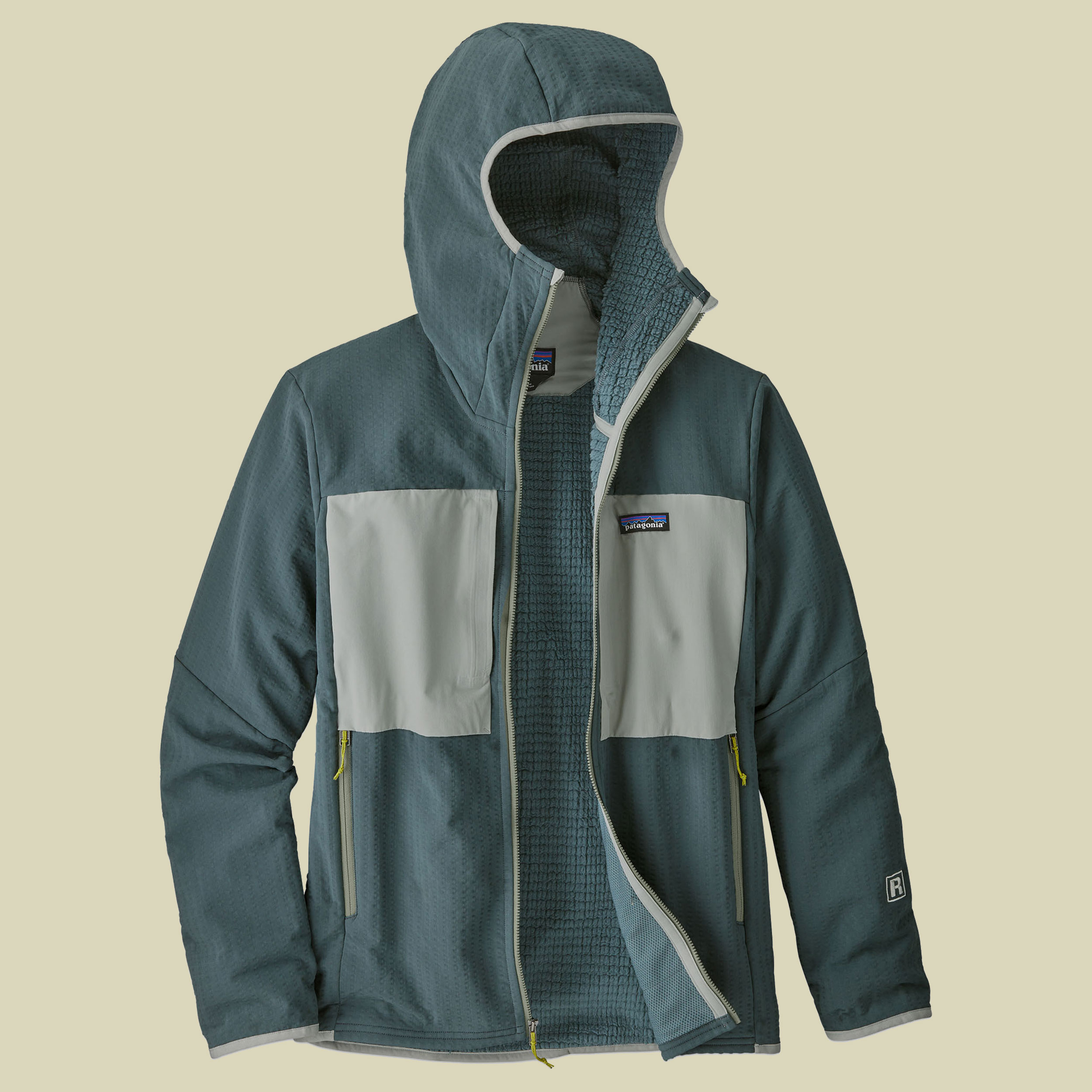 R2 TechFace Hoody Men Größe L  Farbe nouveau green