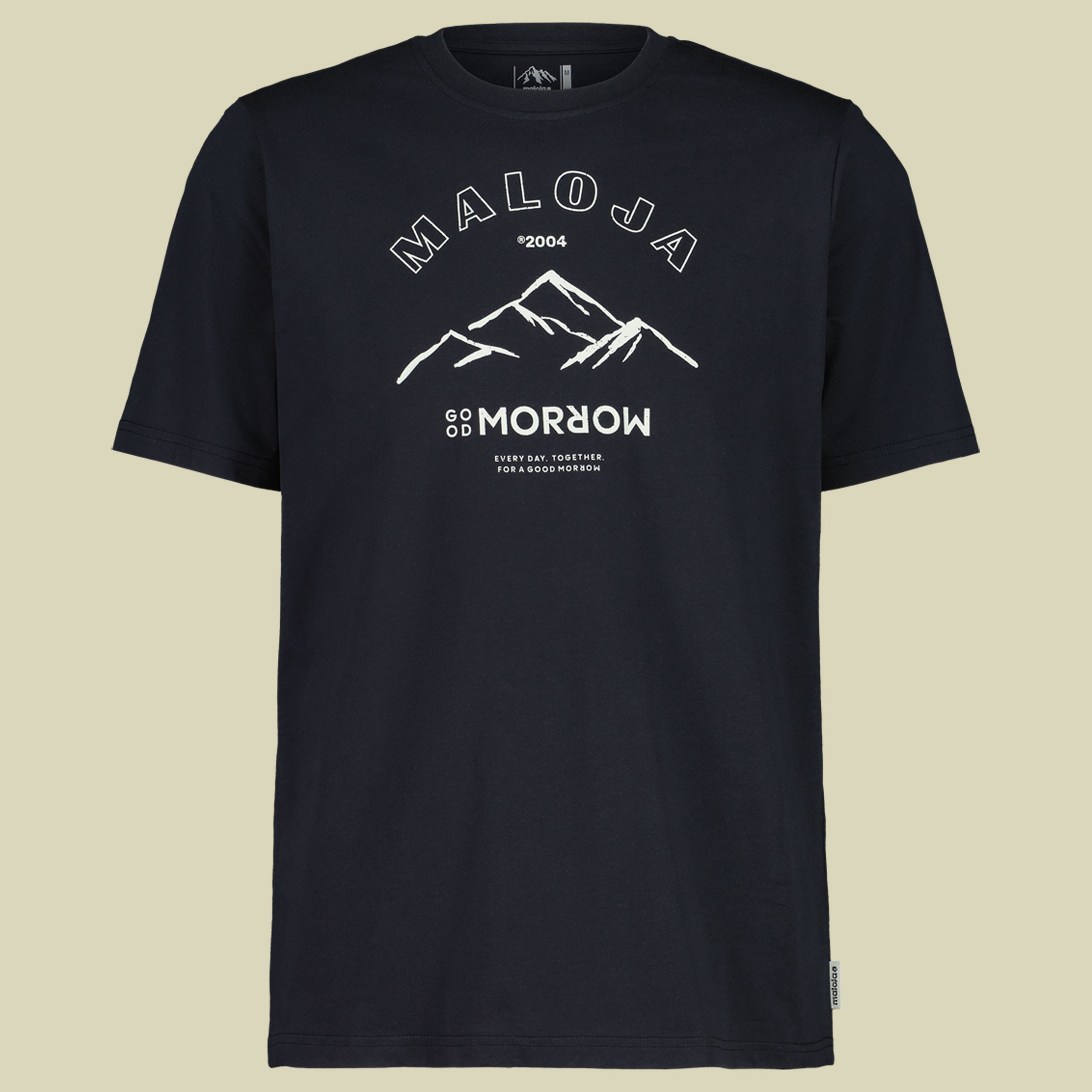 FruttM. Organic Cotton Tee Men Größe XL Farbe deep black