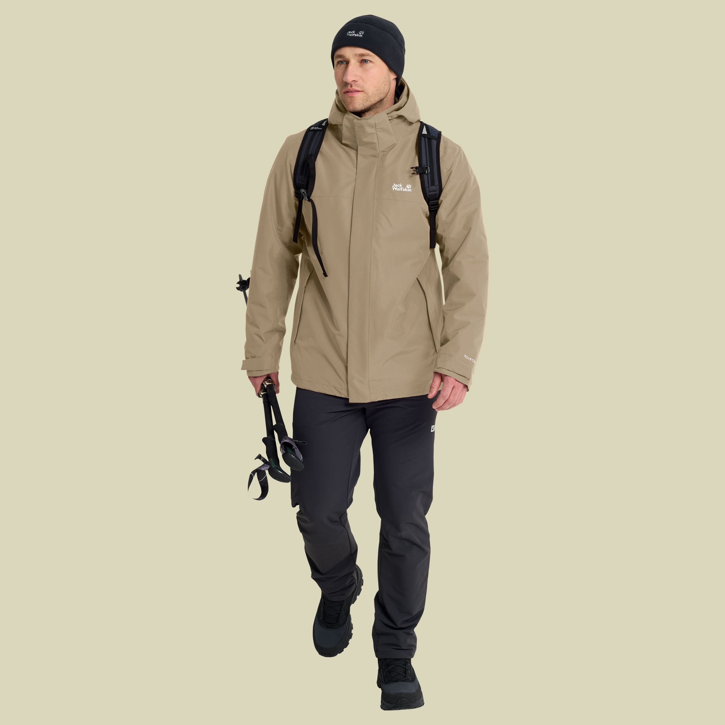 Stonelite 3in1 Jacket Men XXL braun - hazel wood