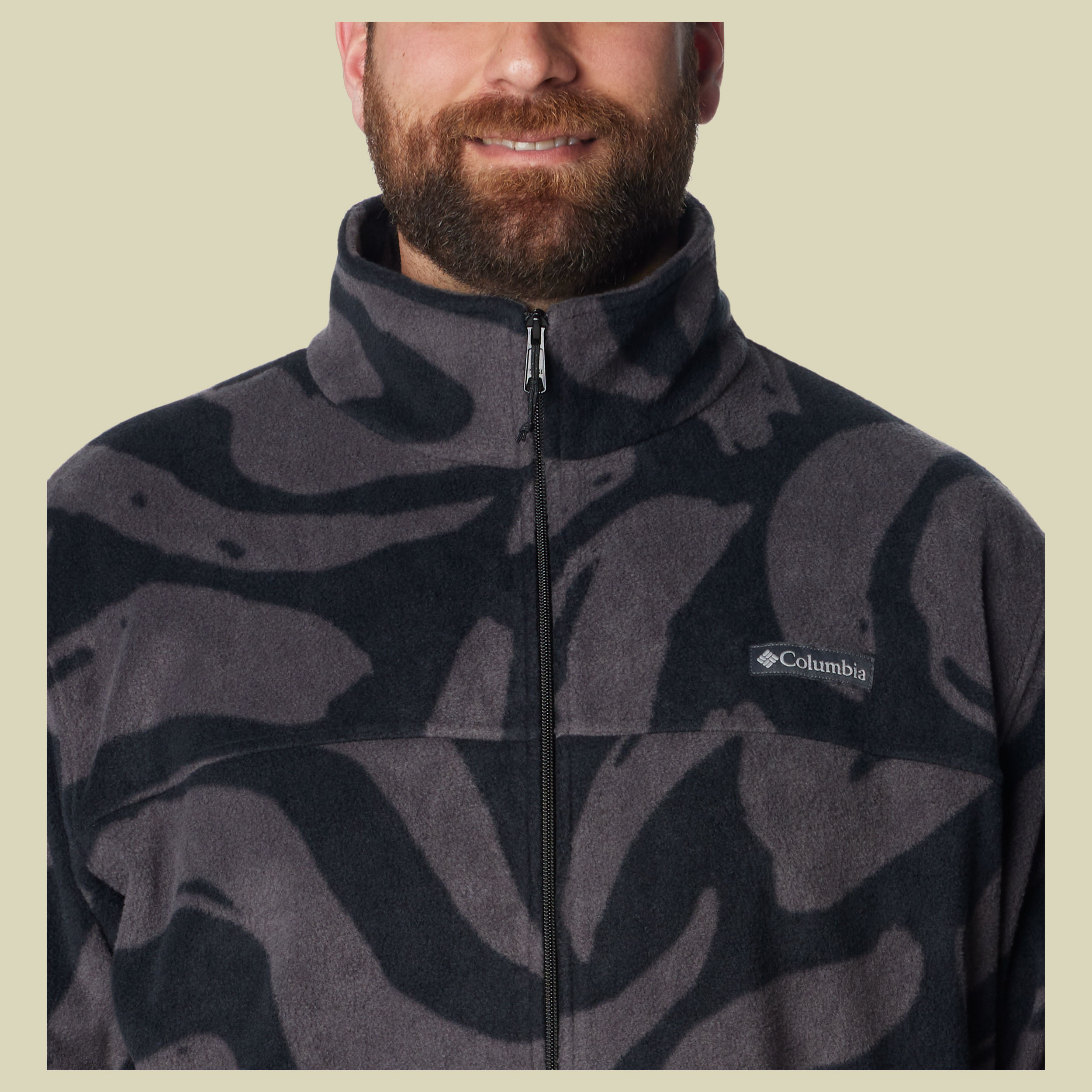 Steens Mountain Printed Jacket Men Größe S Farbe black snowdrift
