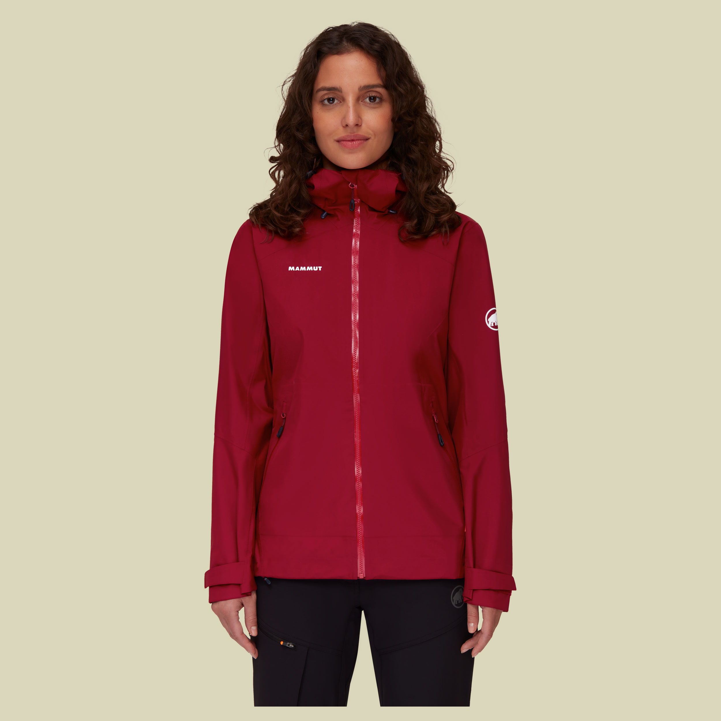 Convey Tour HS Hooded Jacket Women Größe XL Farbe blood red-black Convey Tour HS Hooded Jacket Women Größe XL Farbe blood red-black