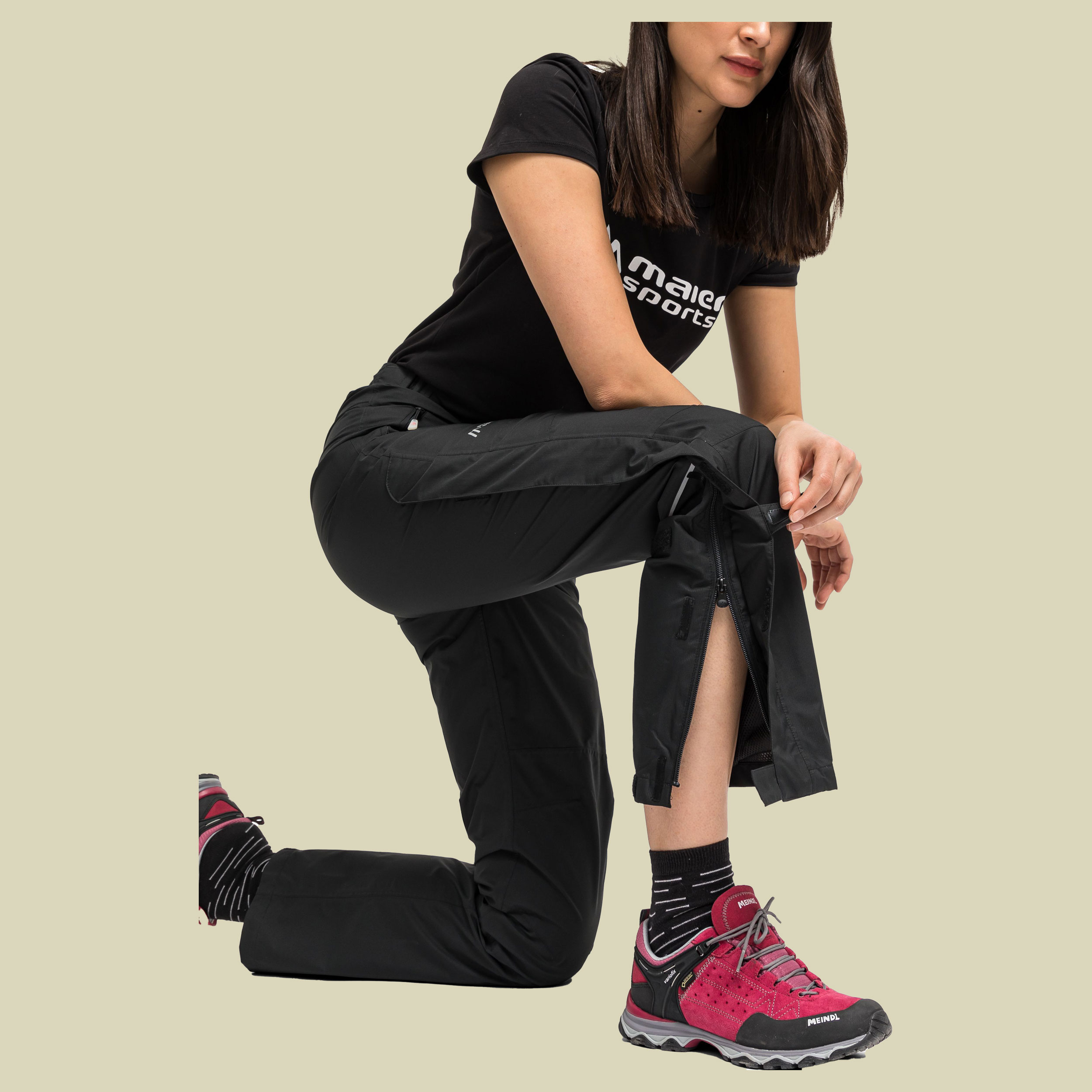 Raindrop Lady 44  schwarz - black
