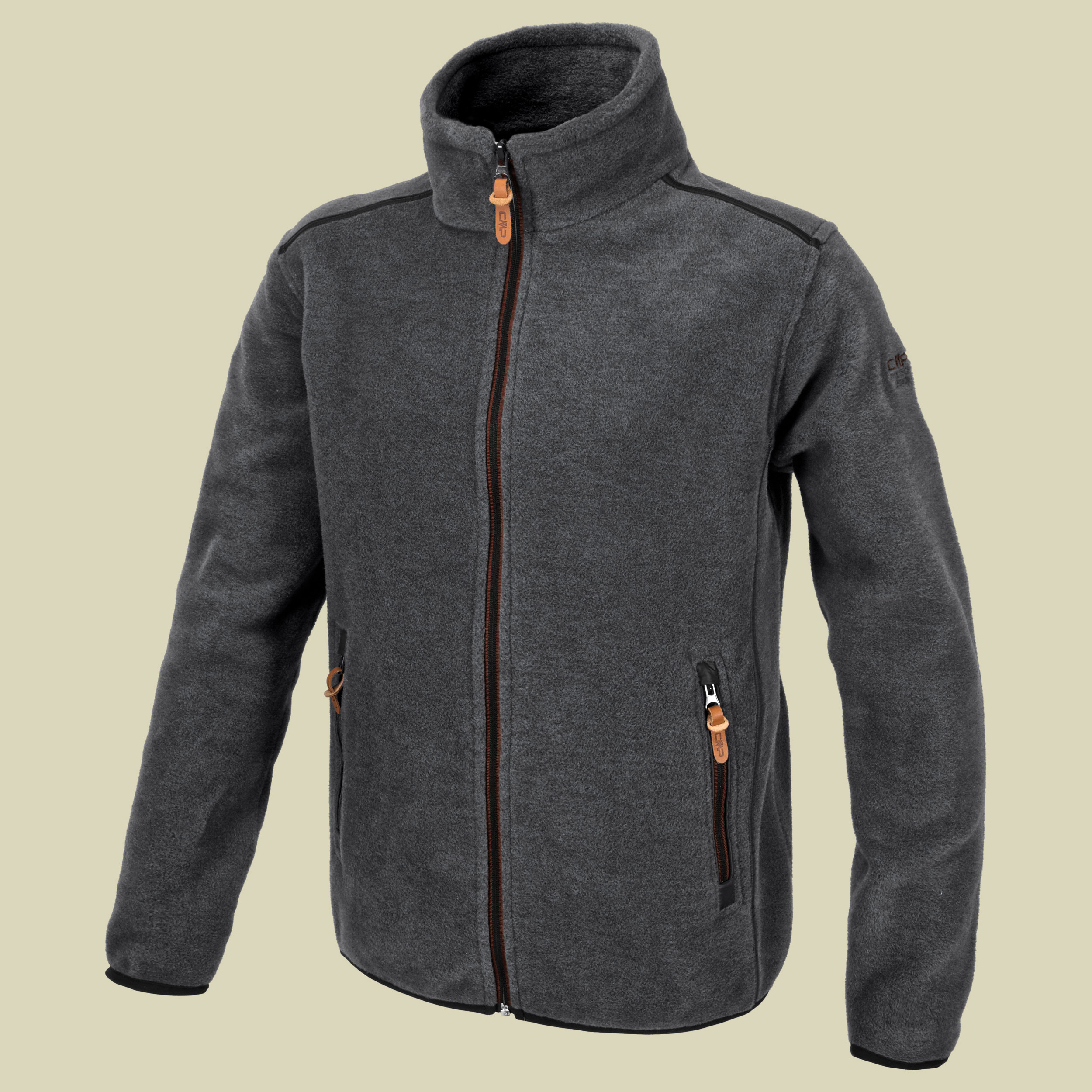Man Fleece Jacket 3H30847 Größe 46 Farbe U905 carbone melange
