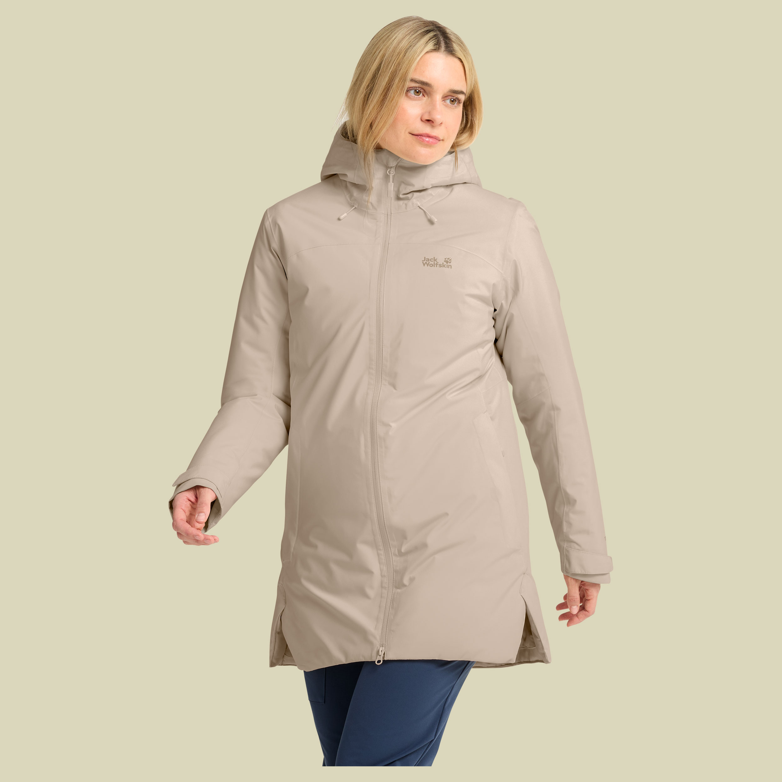 Heidelstein 2 Ins Jacket Women XXL grau - oyster
