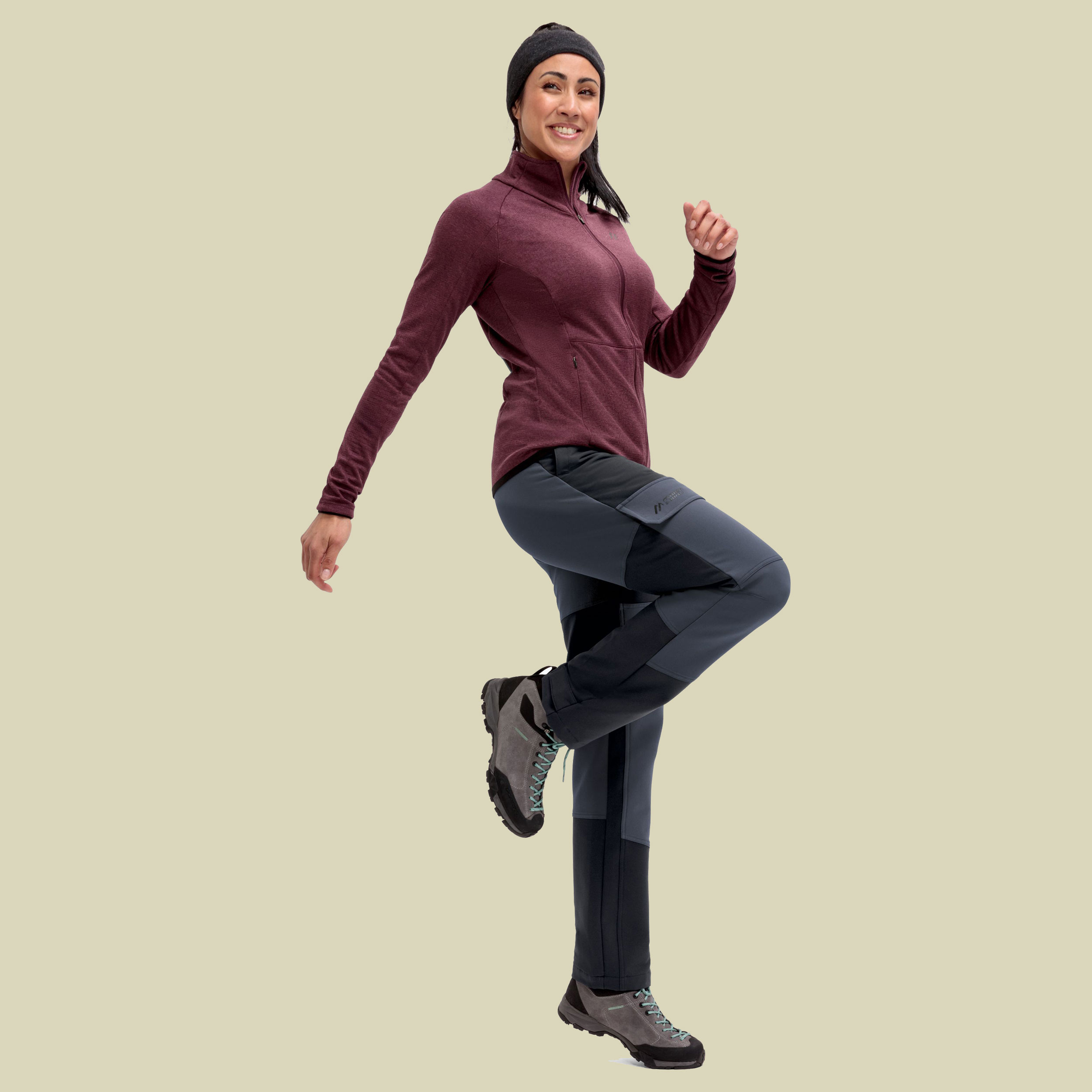 FleeceFlex Women 42 schwarz - black/graphite