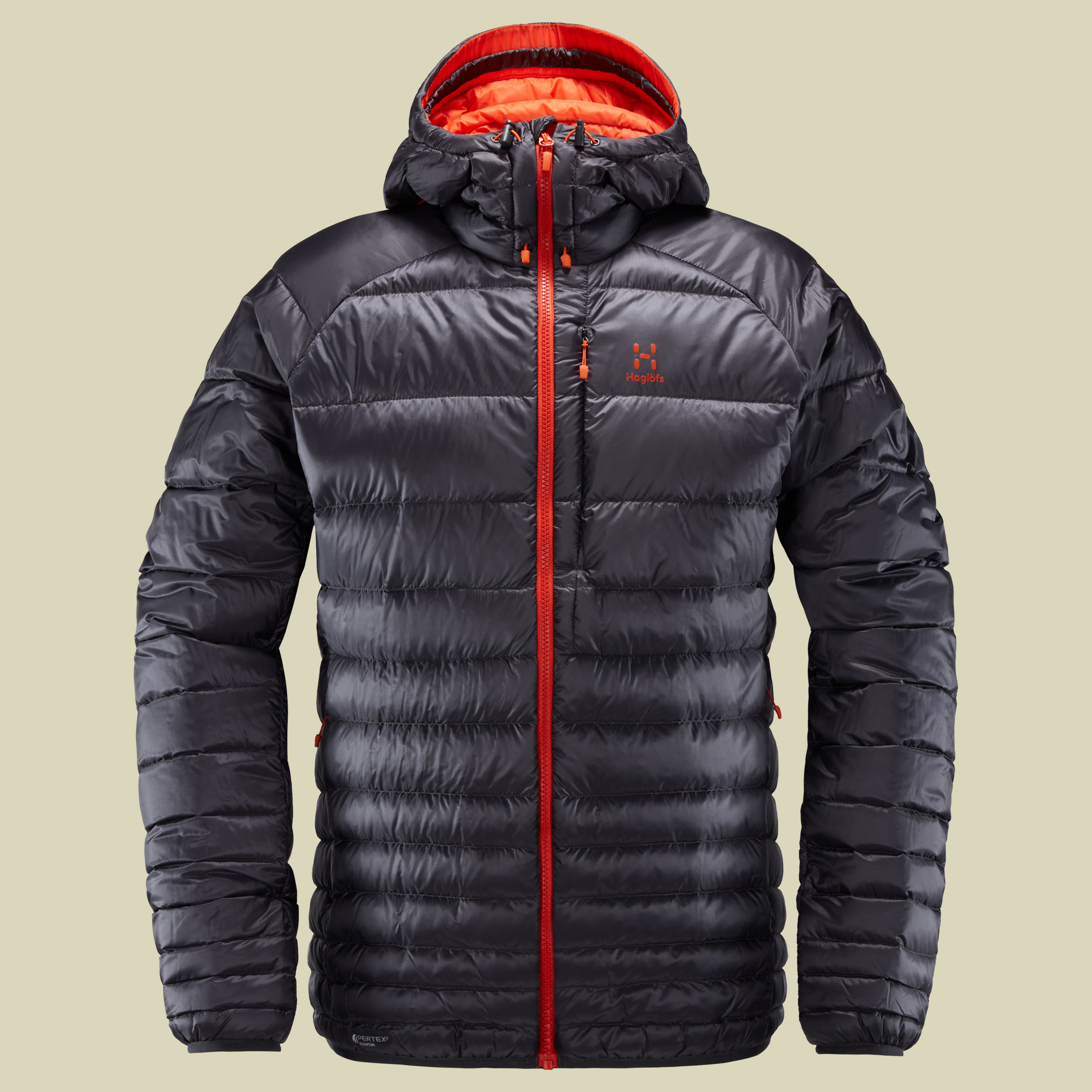 Essens Down Hood Men Größe M Farbe magnetite-habanero