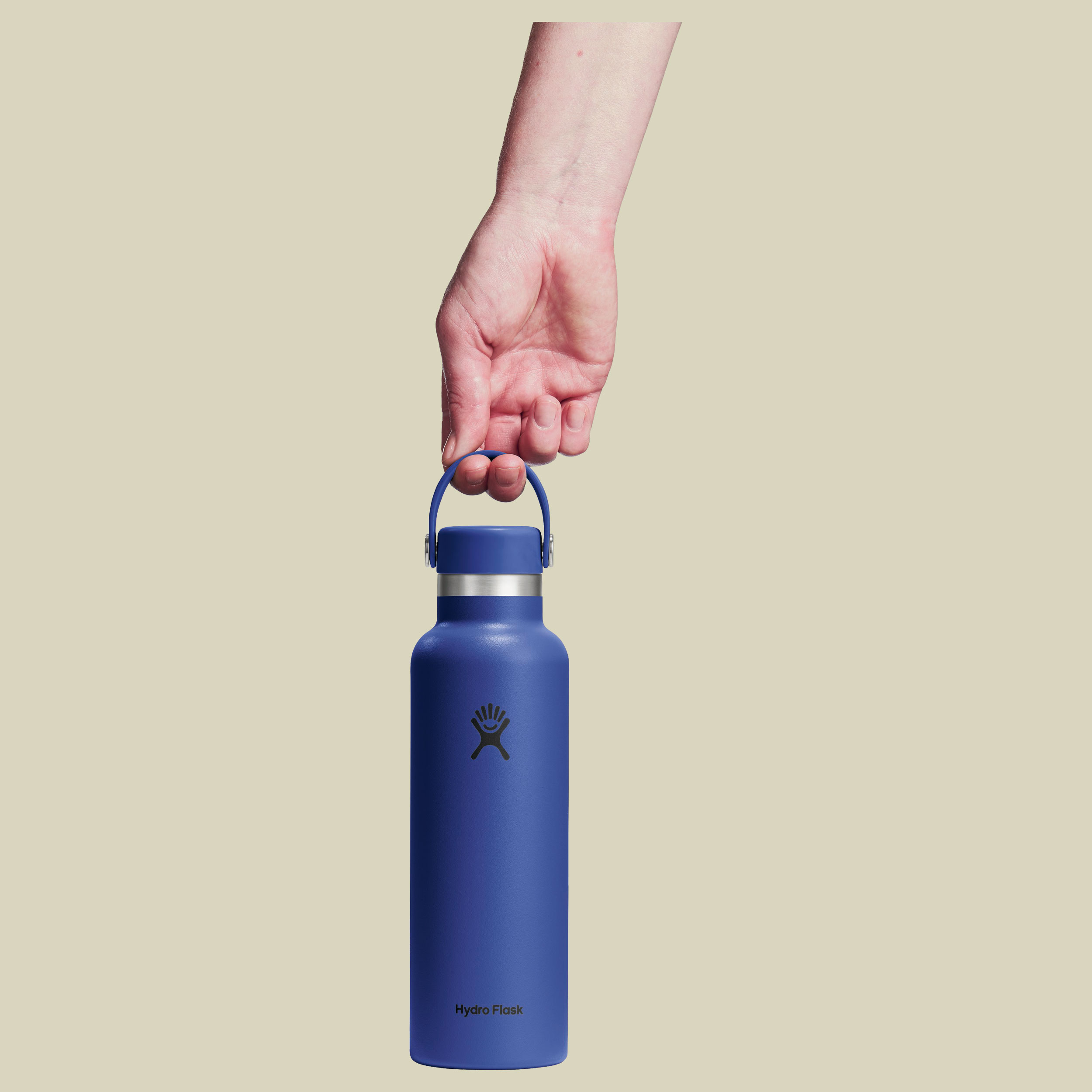 Hydro Flask 21 oz Standard Mouth Flex Cap blau2 621 - capri blue