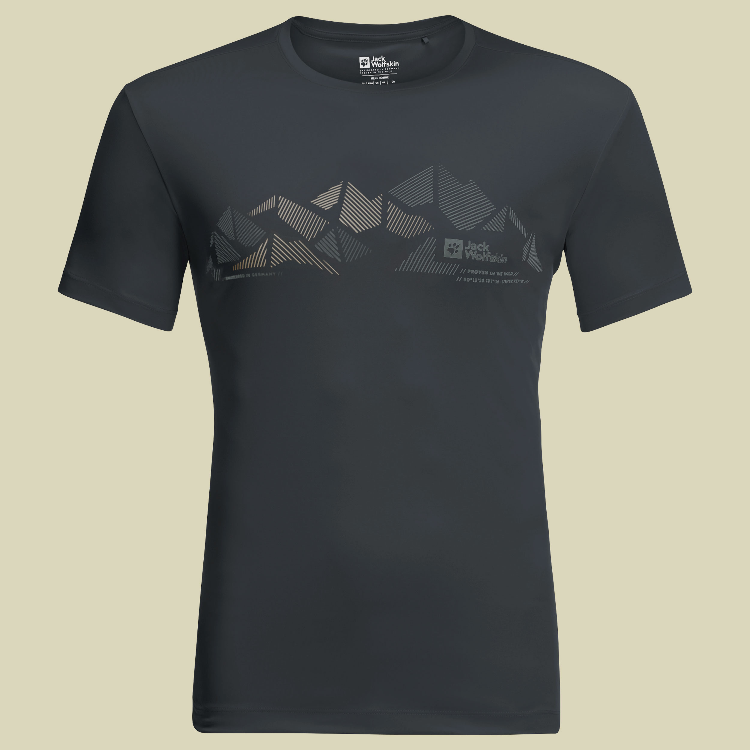 Peak Graphic T Men Größe XXL Farbe phantom