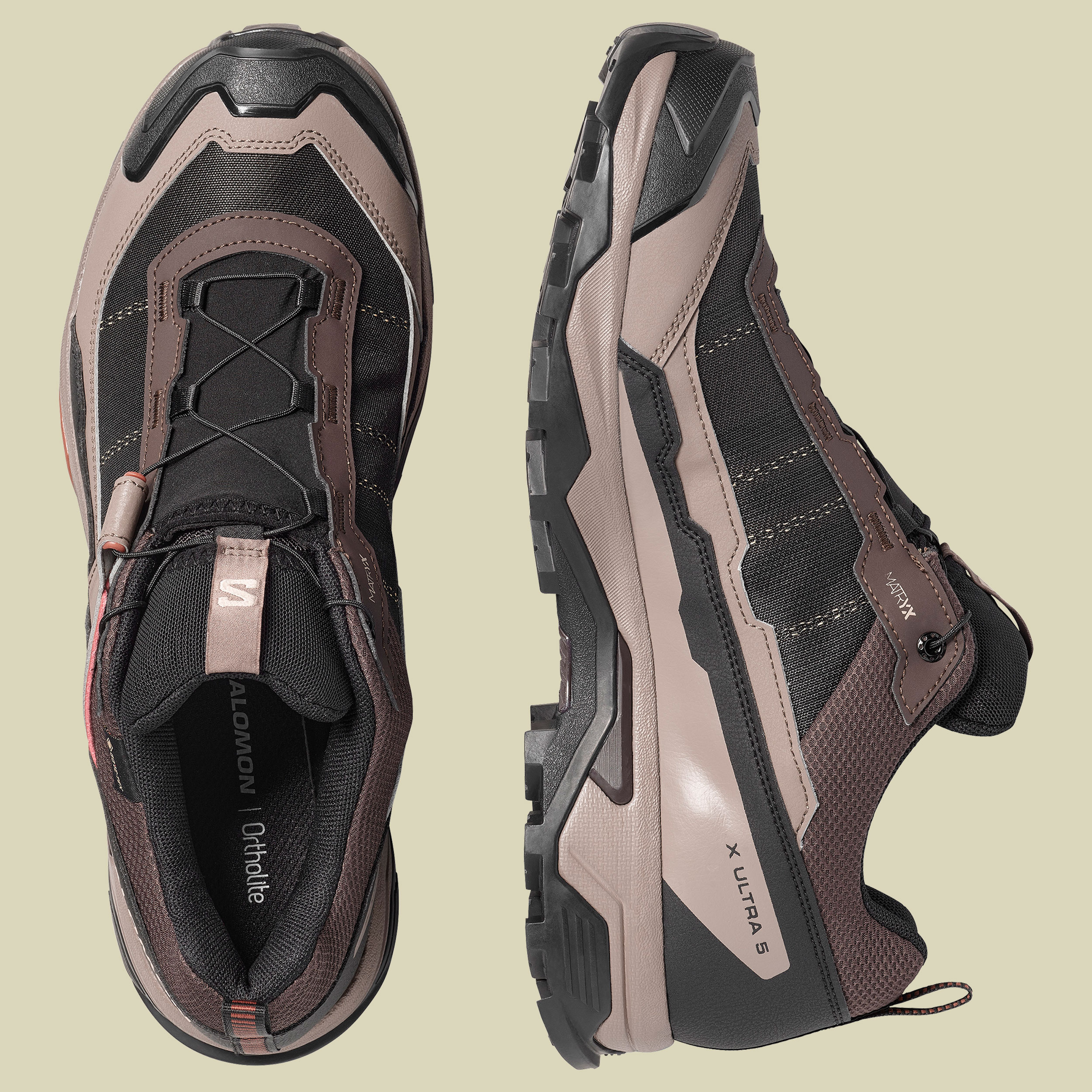 X Ultra 5 GTX Men UK 9 braun - blkcof/walnut/arabi