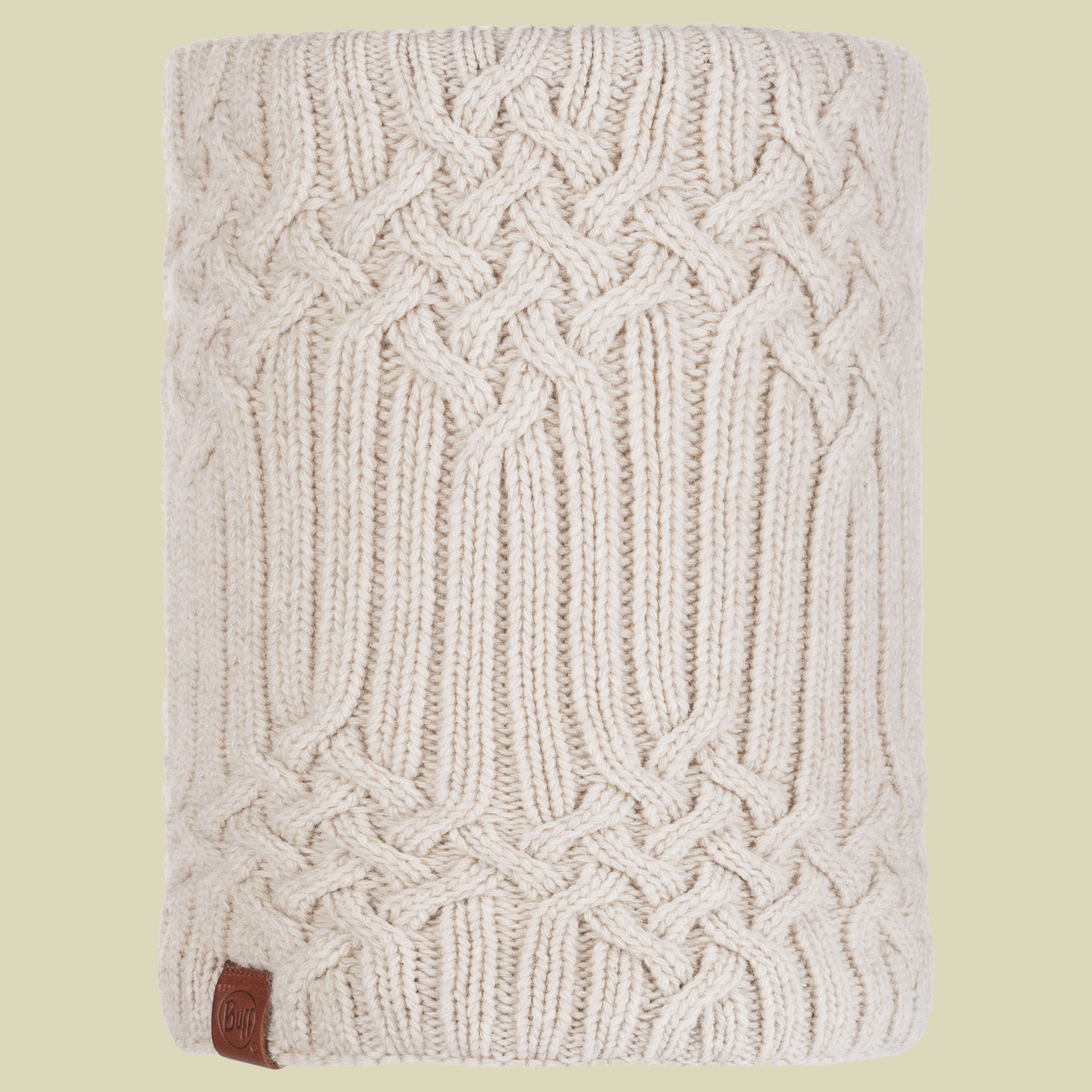 Knitted & Polar Fleece Neckwarmer HELLE Größe one size Farbe cru