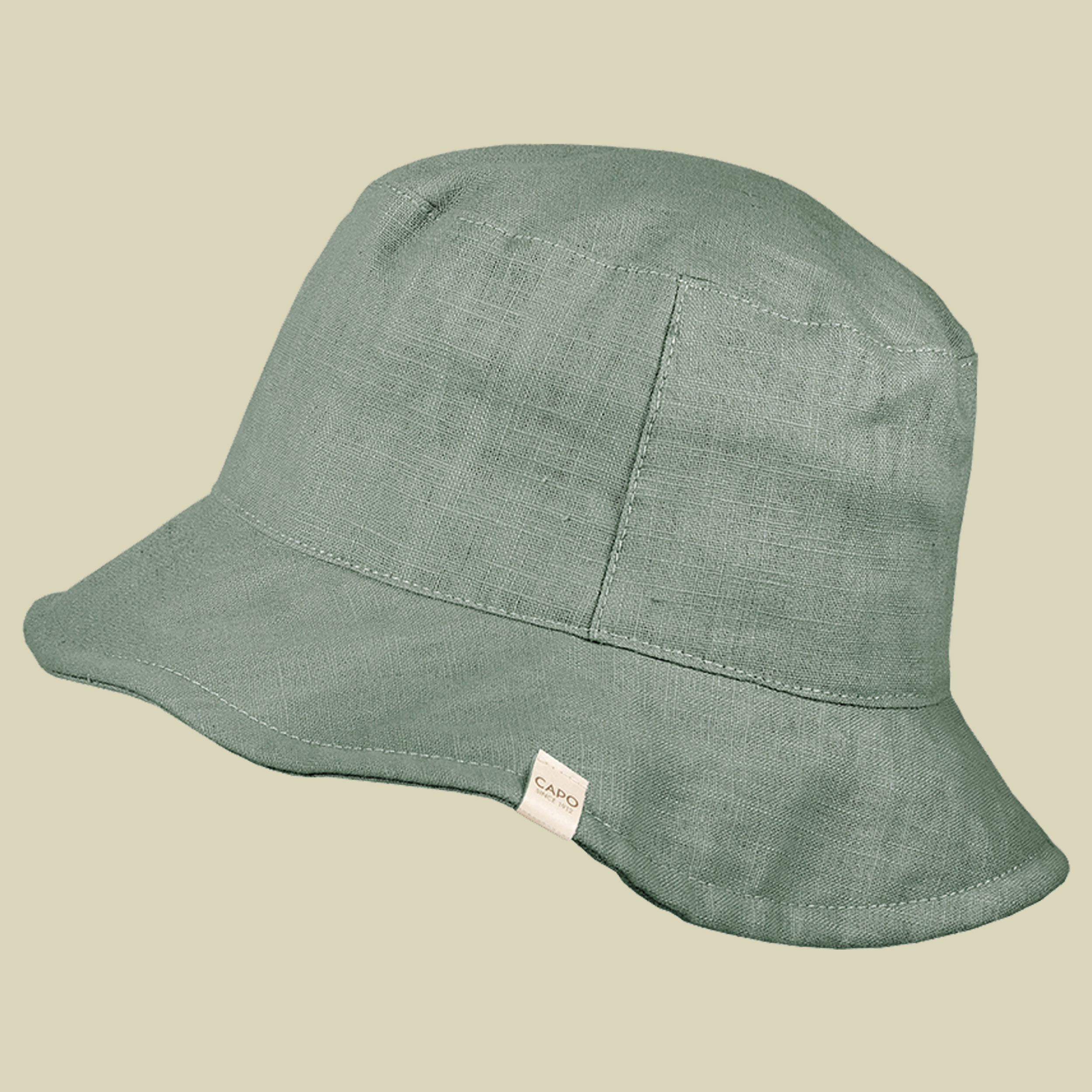 Linen Bucket Hat Größe L/XL Farbe leaf green