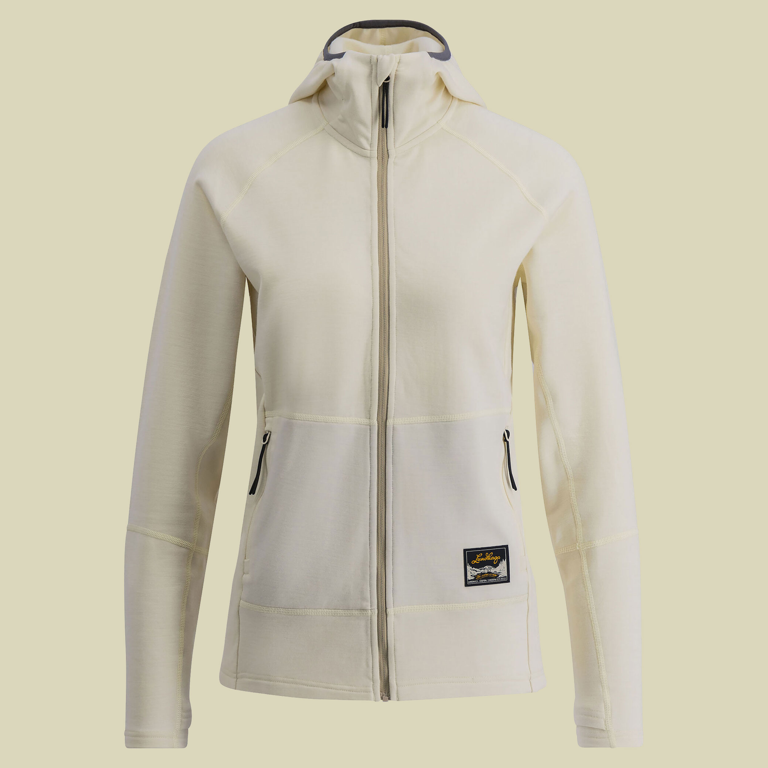 Tived Merino Hoodie Women Größe S Farbe chalk white