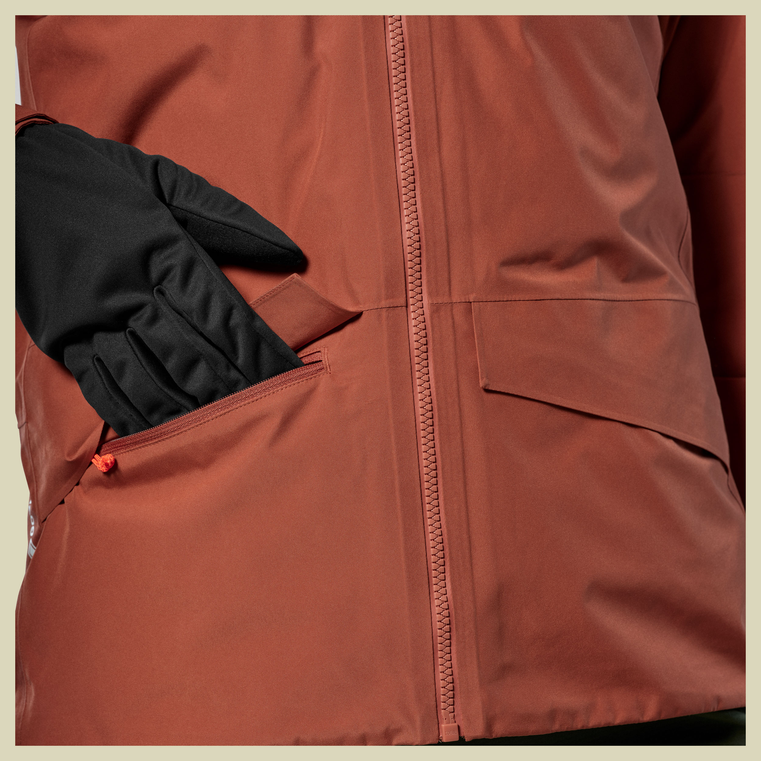 Puez GTX 2L EPE Jacket Women 42 rot - etruscan red