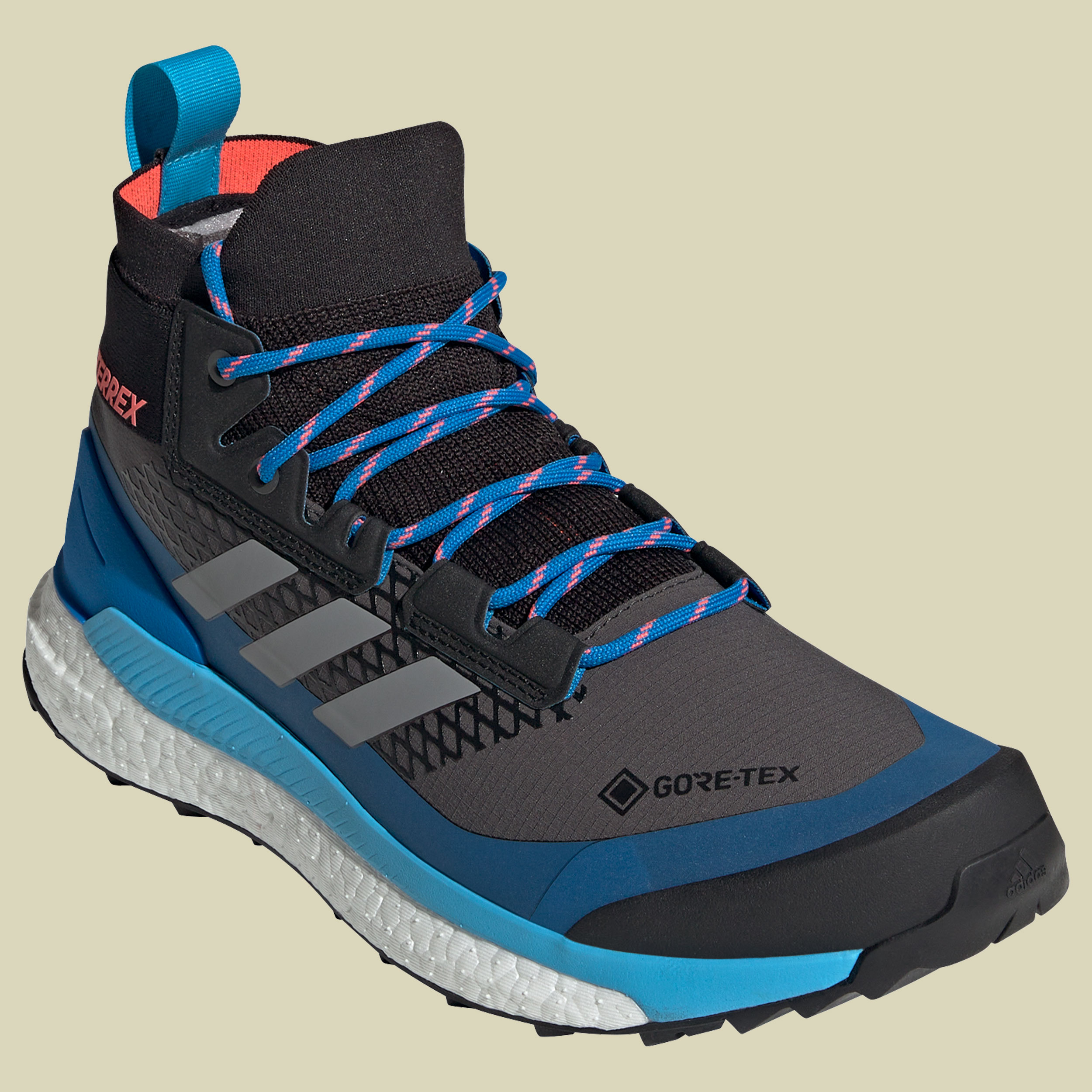 Terrex Free Hiker GTX Men Größe UK 9 Farbe grey six/grey three/blue rush