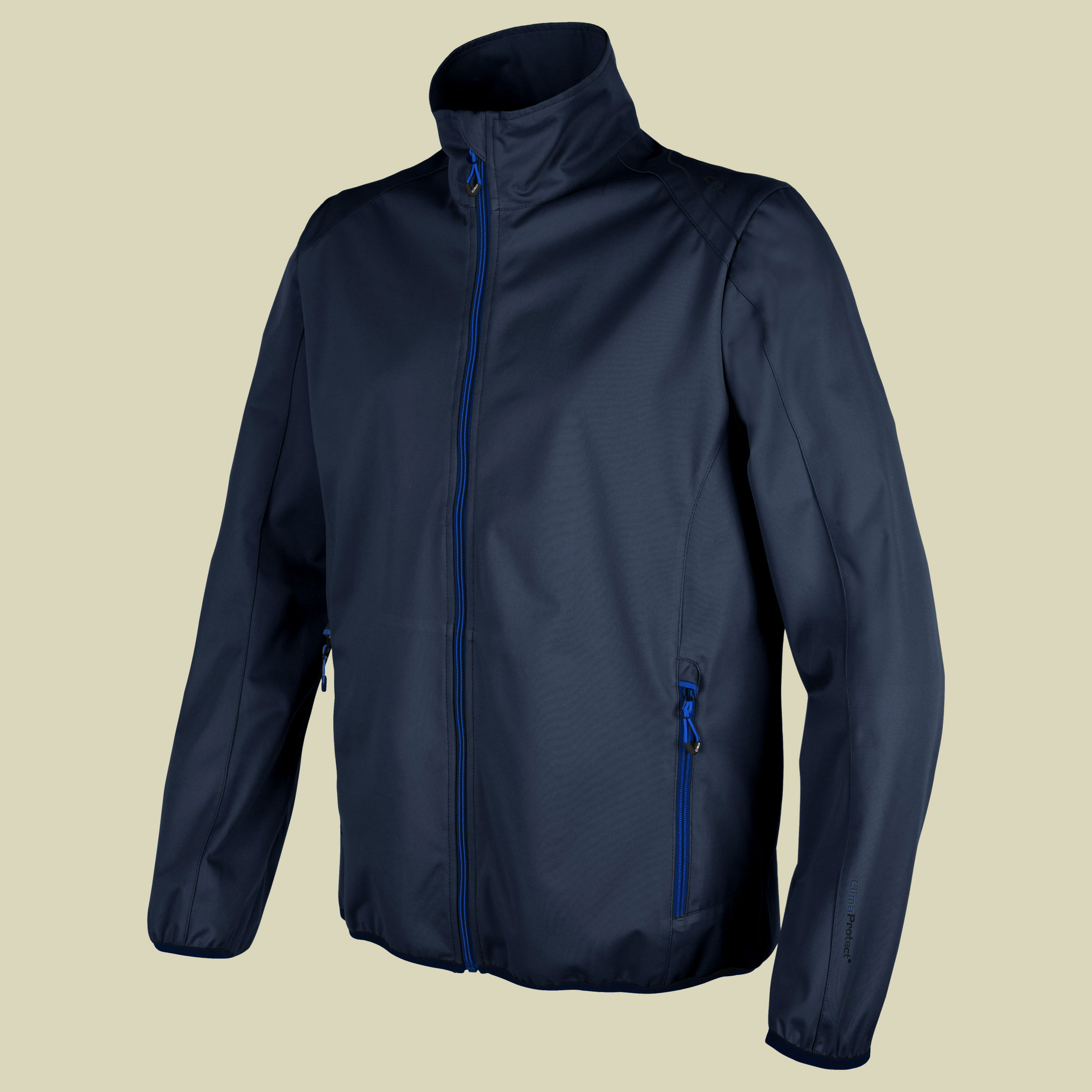 Man Softshell Jacket Light 3A58267 Größe 48 Farbe N950 black blue