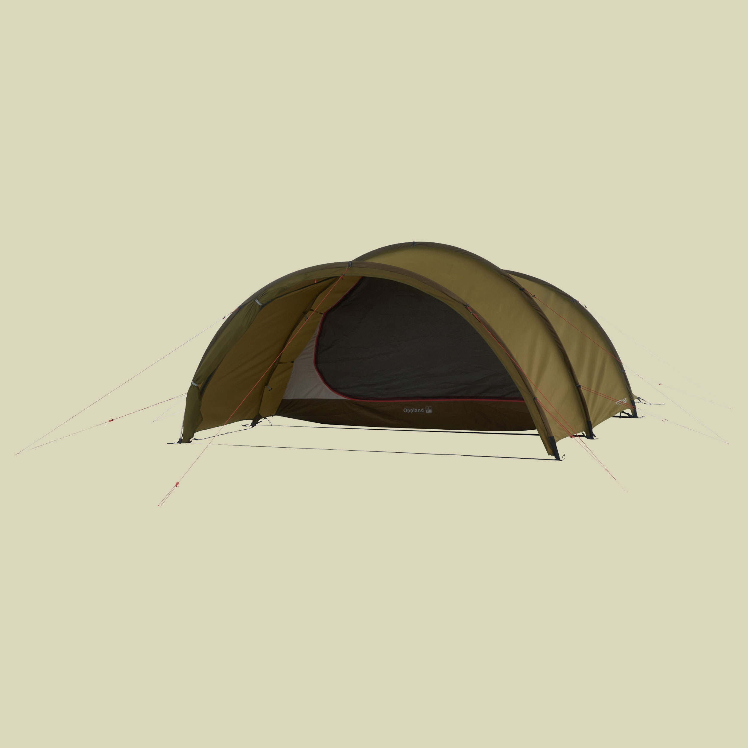 Oppland 4  PU Tent  4-Personen Zelt Farbe dark olive