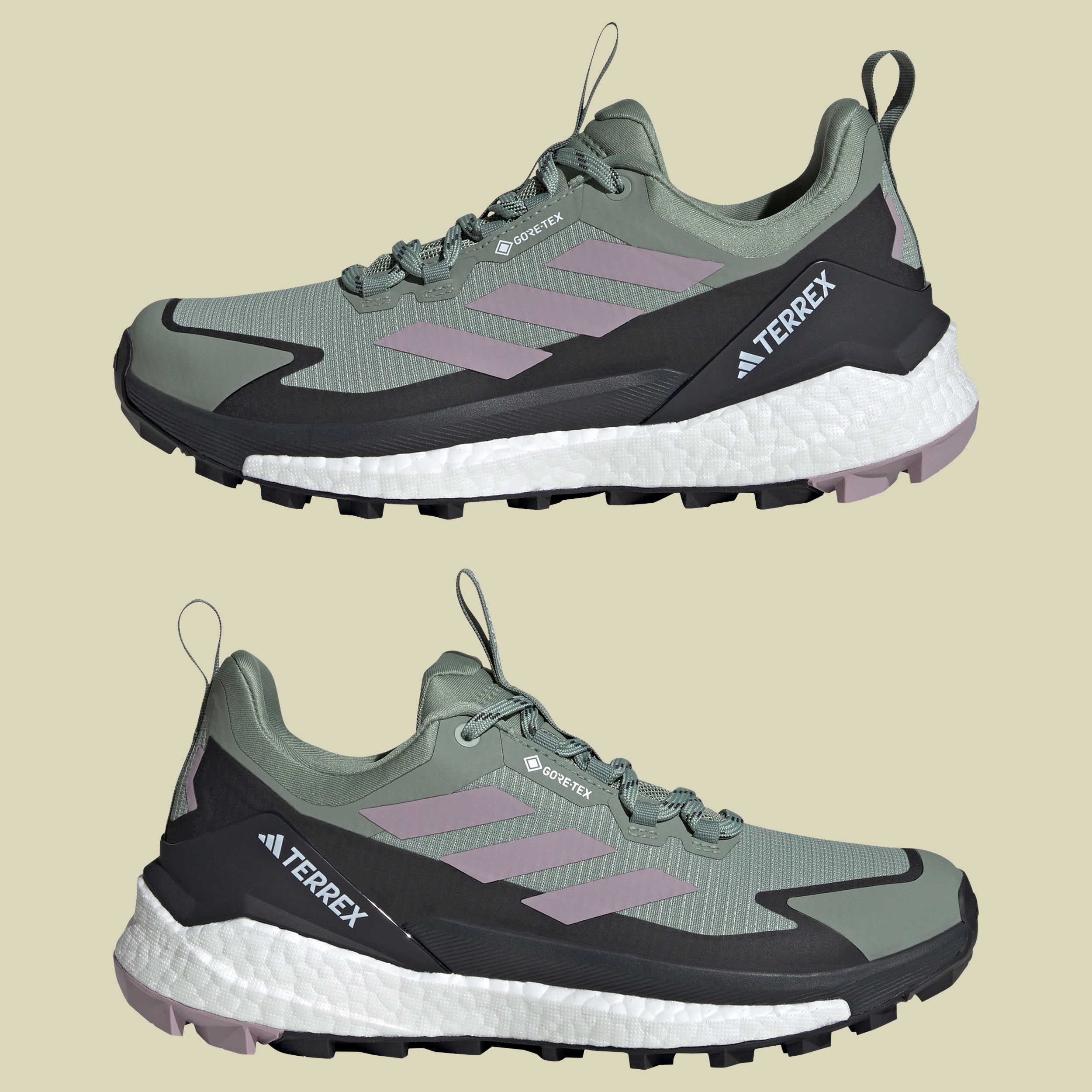 Terrex Free Hiker 2 Low GTX Women mehrfarbig UK 6,5 -silver green/preloved fig/carbon