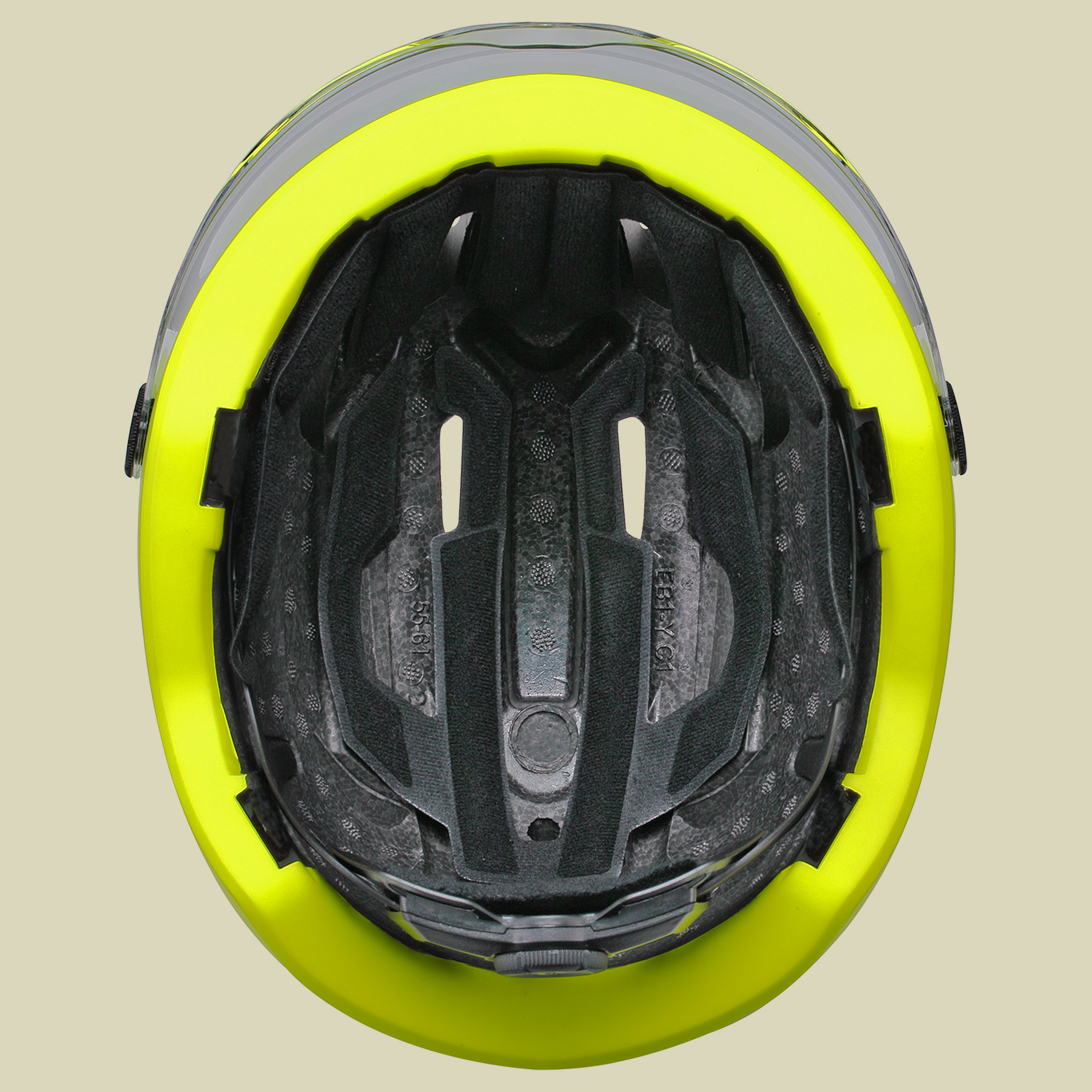 BHE-57 Move Faceshield Kopfumfang L 58-62 cm Farbe neon gelb
